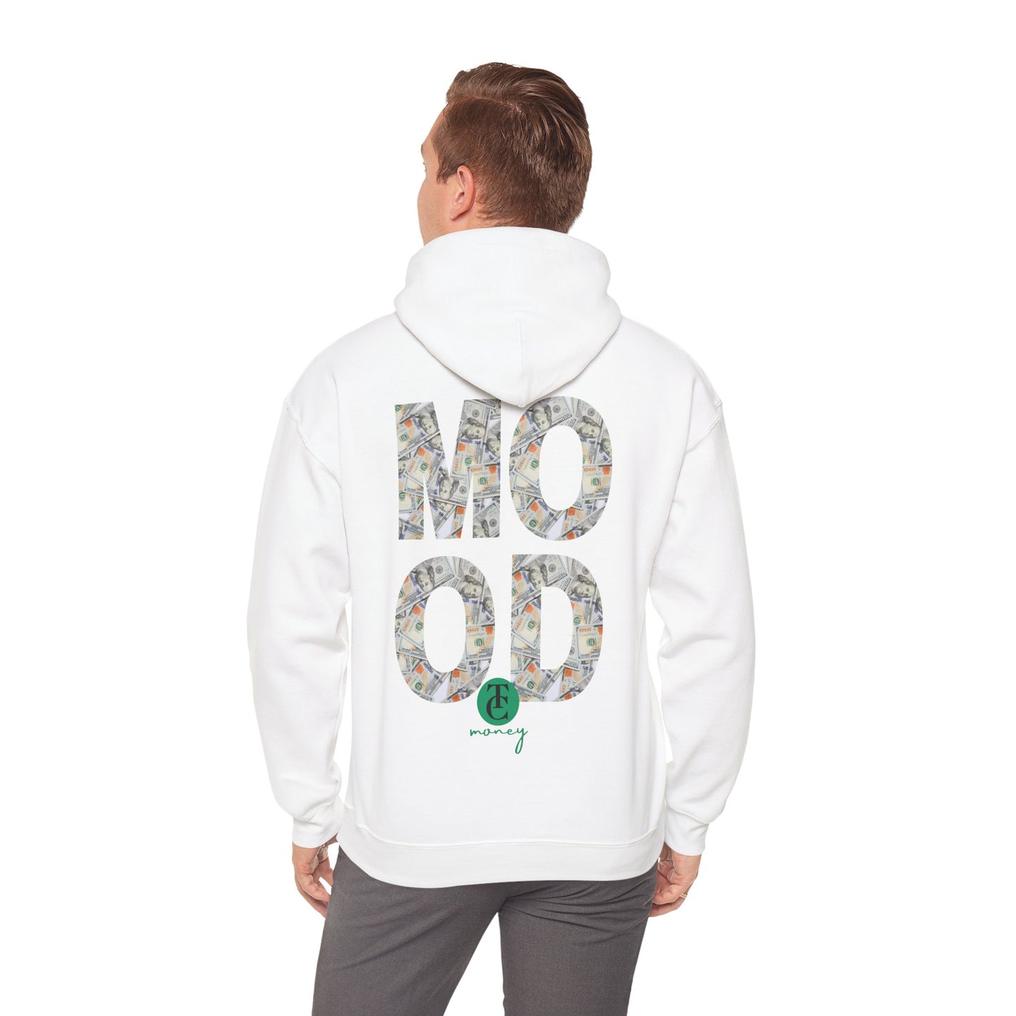 Trendy Hooded Sweatshirt - 'MOOD' Graphic, Comfortable Streetwear, Gift for Friends, Cozy Lounge Wear, Casual Outfit - THE CATCH