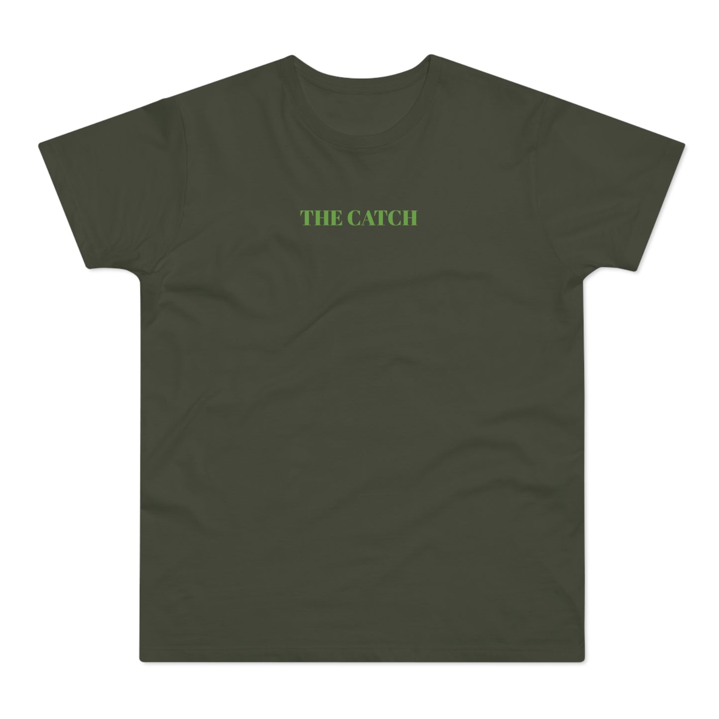Vintage Graphic Men's T-Shirt - 'THE CATCH' Green Design - THE CATCH