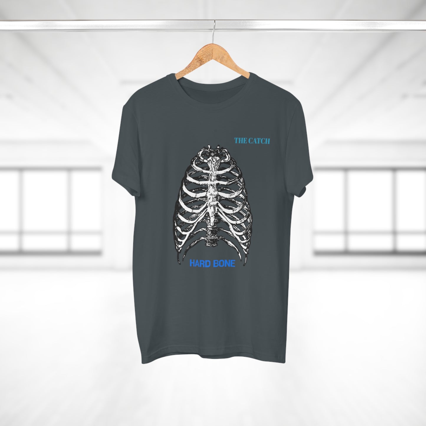 Men's Graphic T-Shirt - "Hard Bone" Rib Cage Design