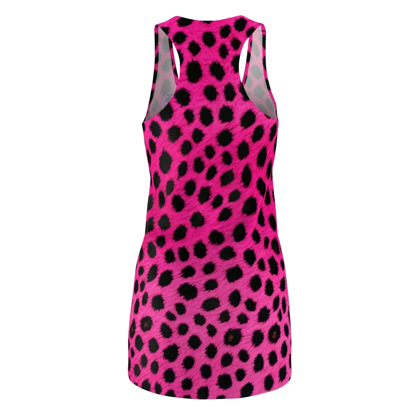 Vibrant Leopard Print Racerback Dress, Trendy Summer Dress, Party Outfit, Beach Cover-Up, Colorful Casual Wear - THE CATCH