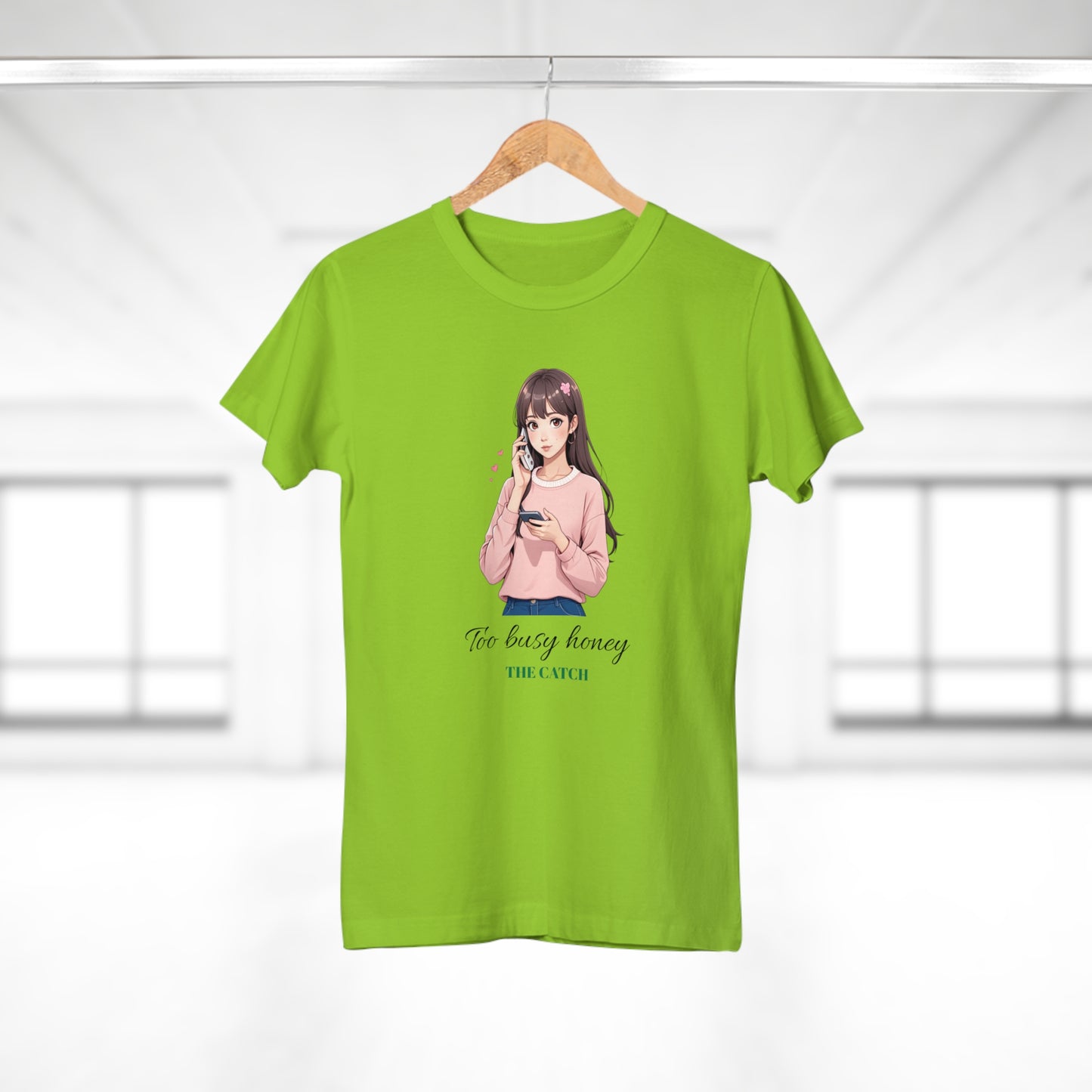 Too Busy Honey Graphic T-Shirt for Women - Cute Casual Top