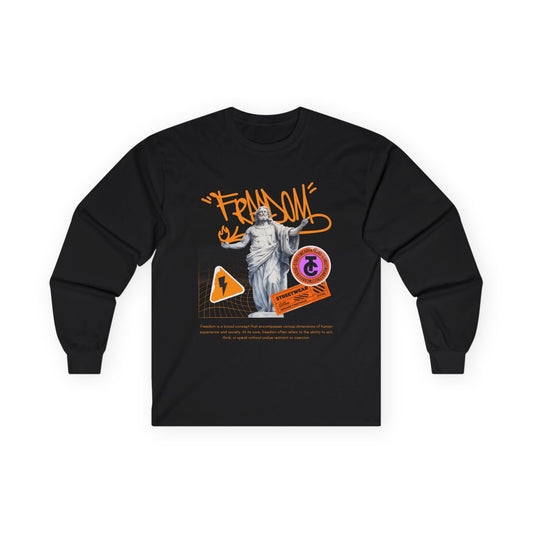 Freedom Statement Long Sleeve Tee - Ultra Cotton - THE CATCH