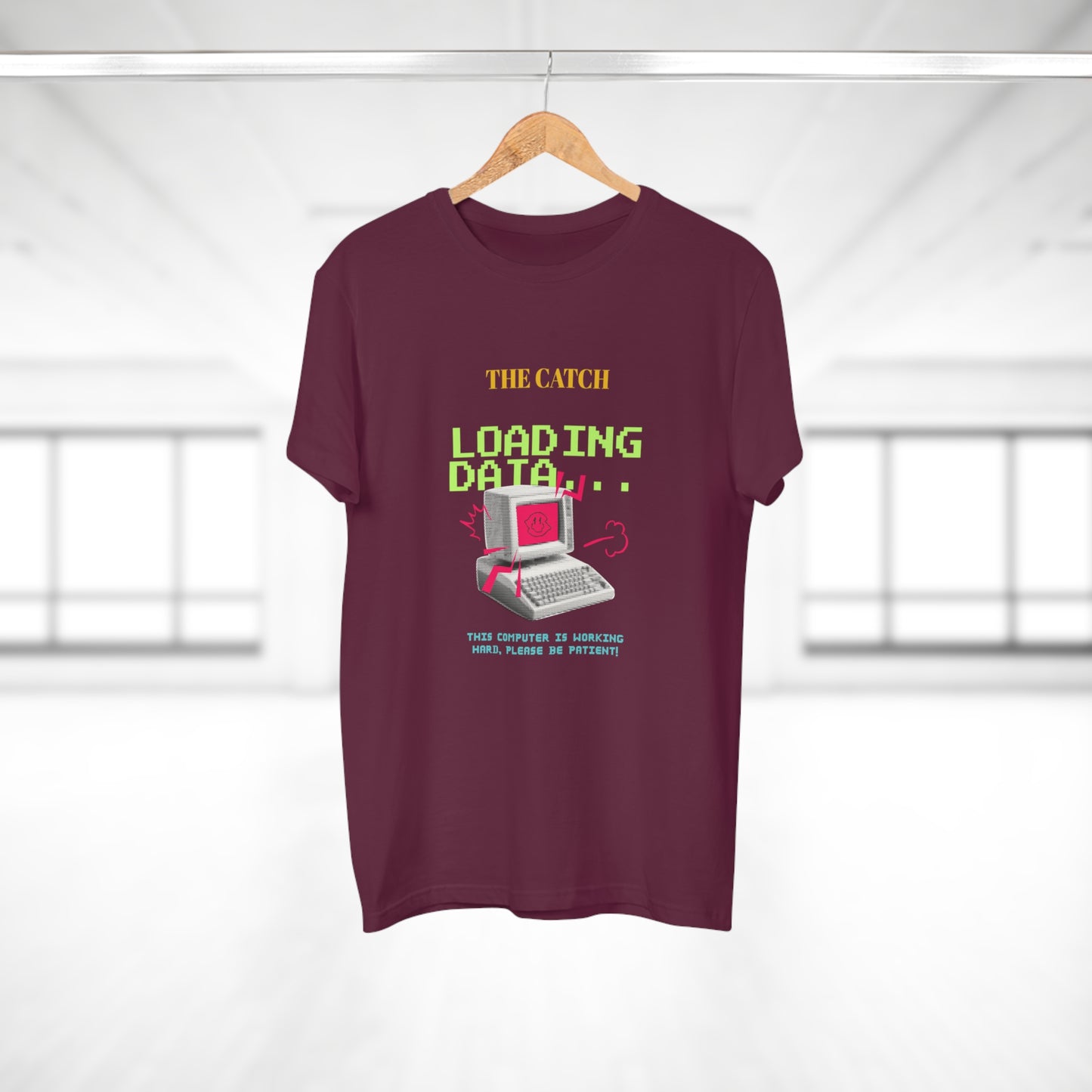Retro Gamer Loading Data T-Shirt for Men