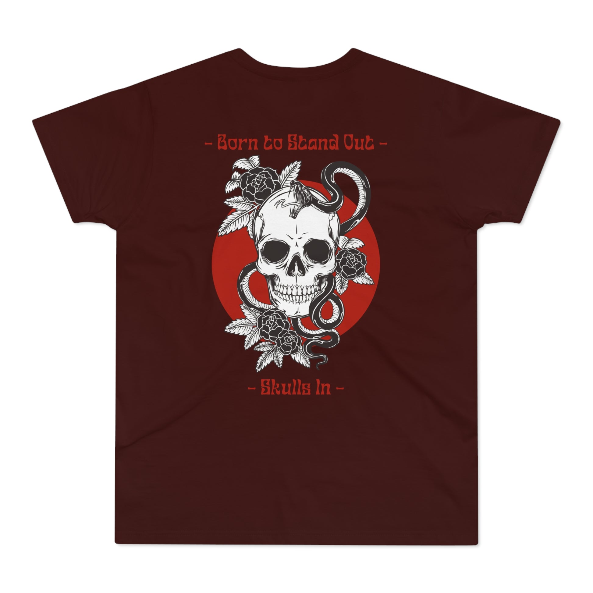 Skulls & Snakes Graphic Tee - 'The Catch' Design for Bold Men - THE CATCH