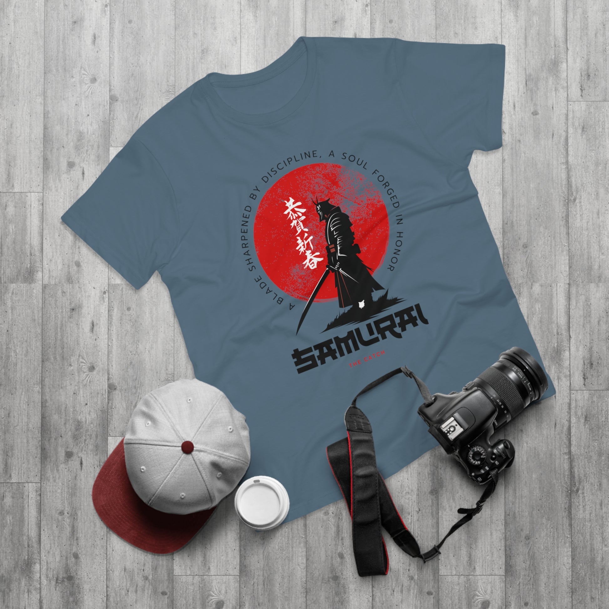 Samurai Discipline Men's T-Shirt - Bold Graphic Tee for Anime Lovers - THE CATCH