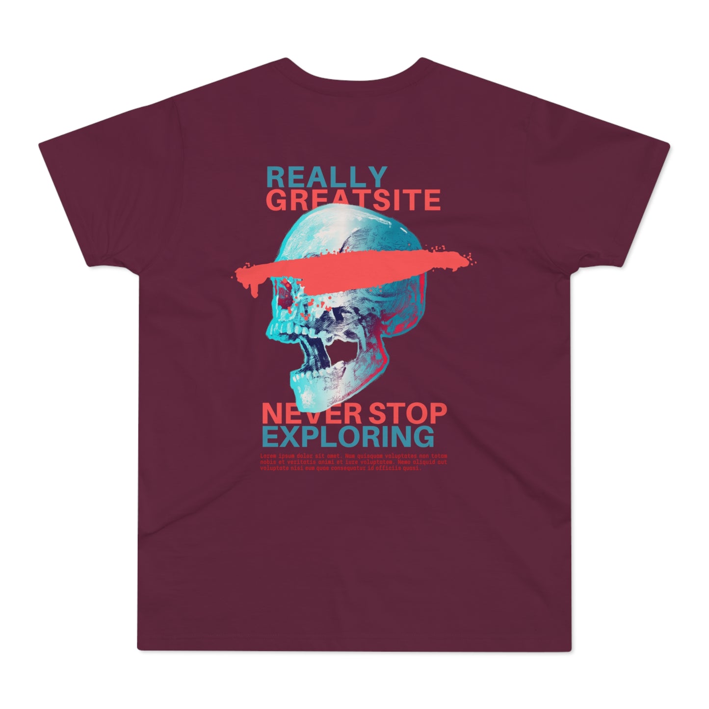 Exploratory Skull Graphic T-Shirt for Adventurers