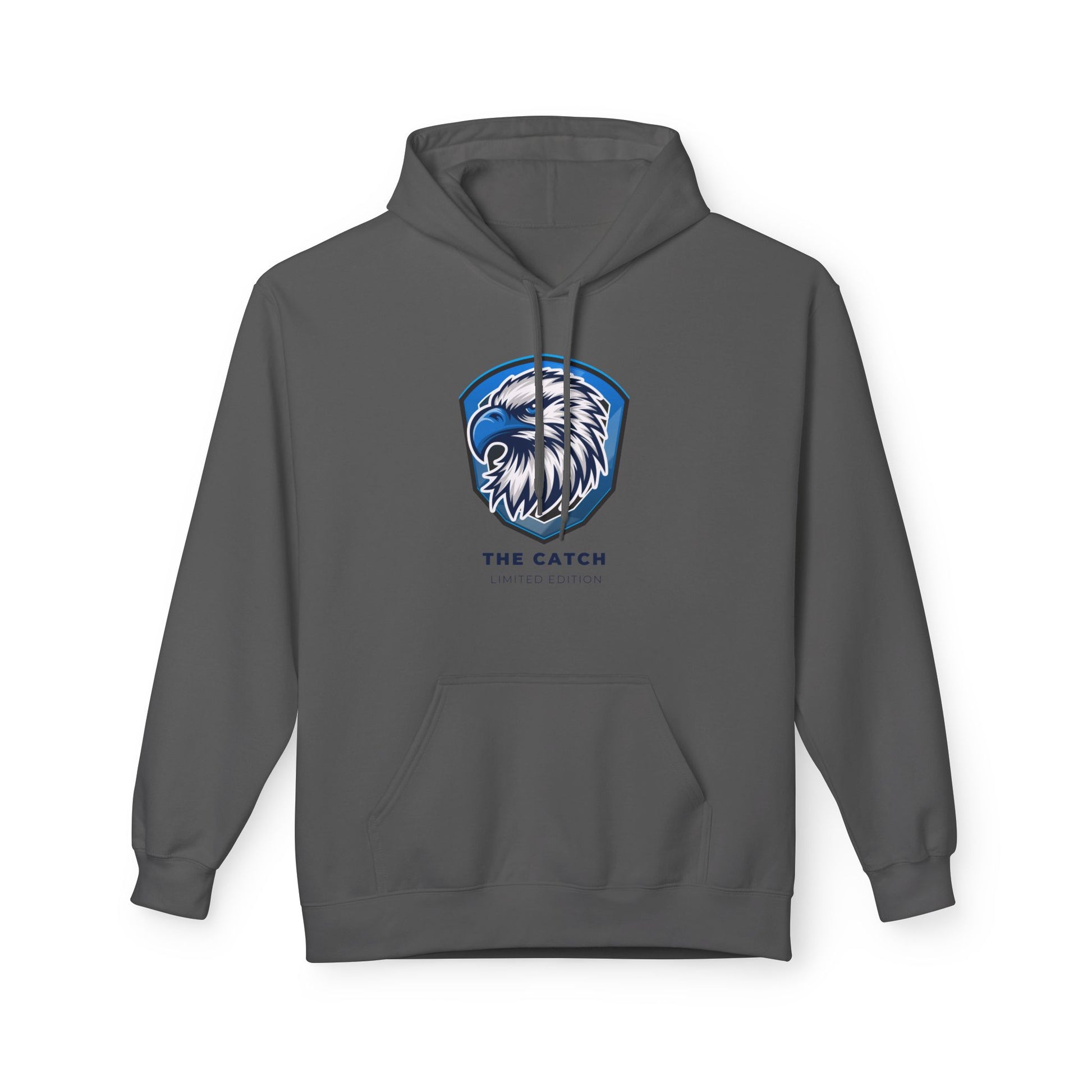 Eagle Graphic Fleece Hoodie - Warm, Stylish, Perfect for Outdoors, Gifts for Nature Lovers, Adventure Apparels, Casual Wear - THE CATCH