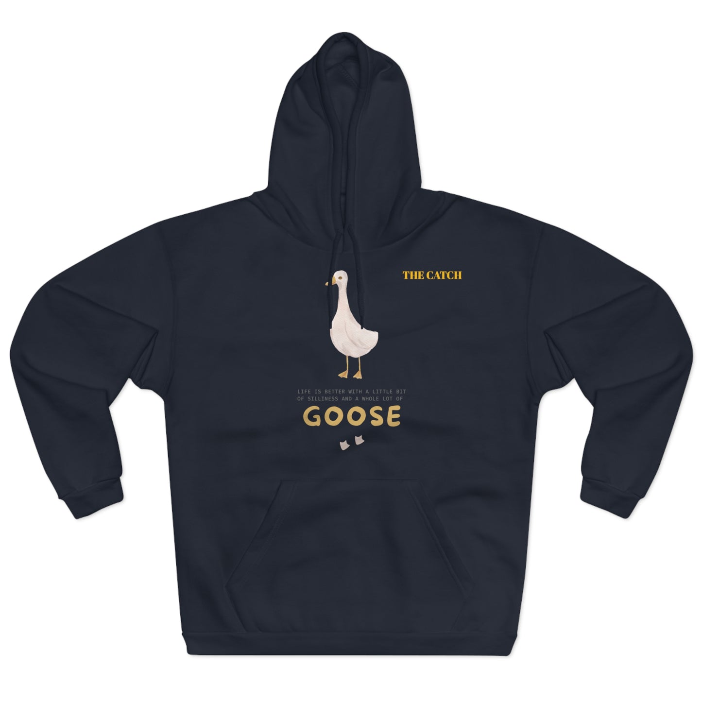 Funny Goose Quote Pullover Hoodie - Life is Better with a Little Bit of Goose