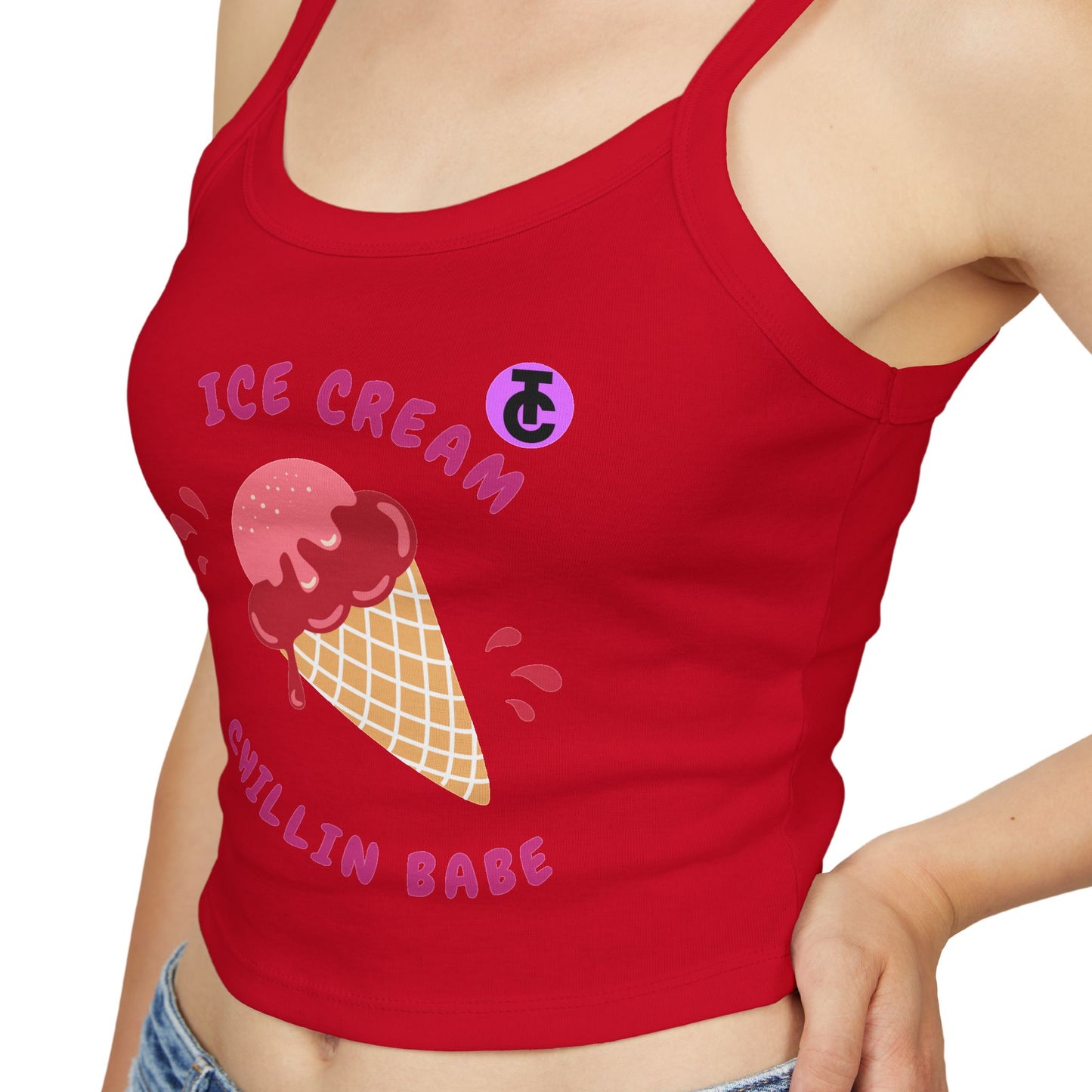 Ice Cream Chillin Babe Tank Top, Summer Fashion