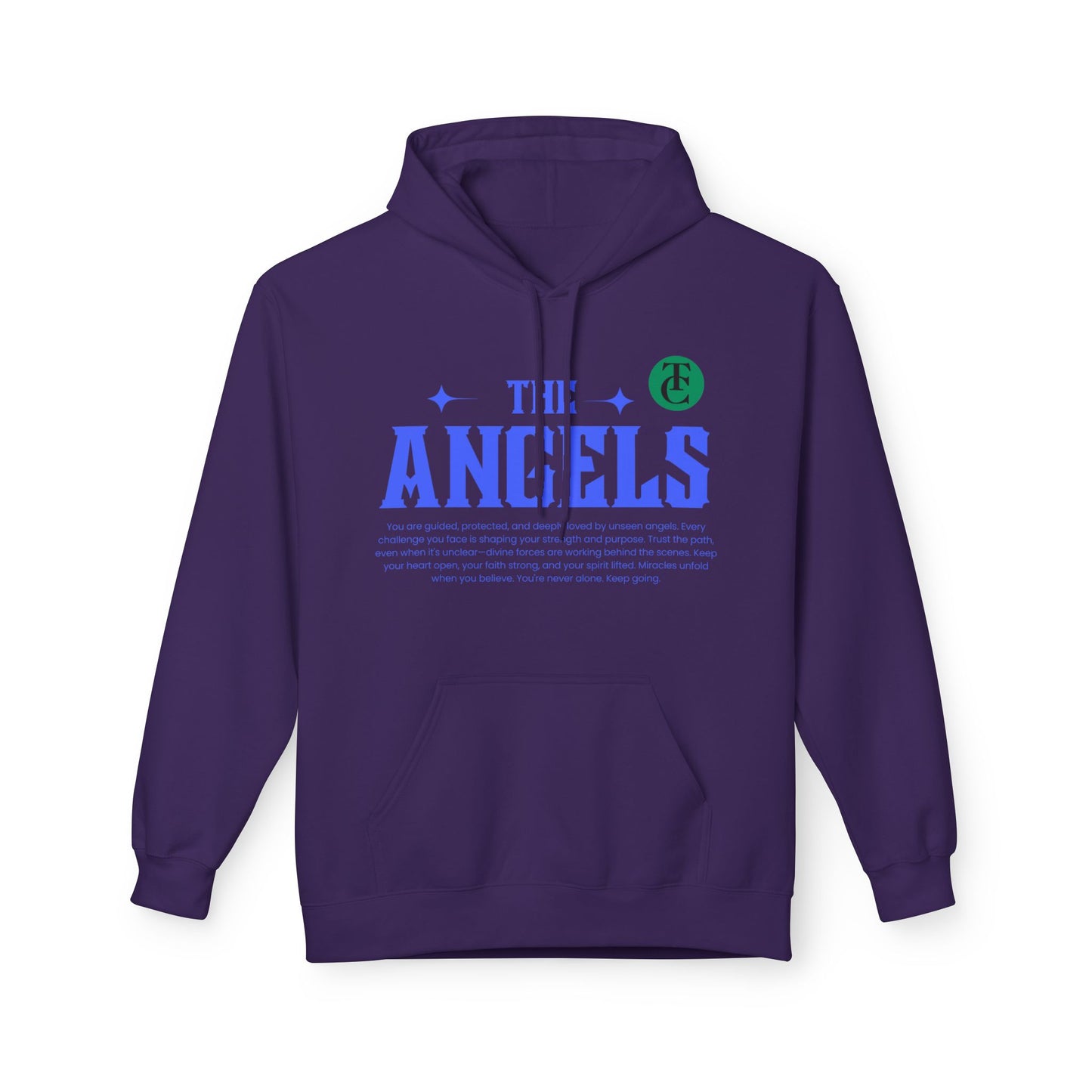 Angels Graphic Hoodie -Midweight Softstyle Fleece for Casual Comfort - THE CATCH