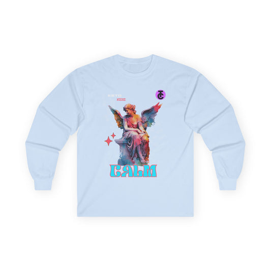 Calm Angel Long Sleeve Tee - Ultra Cotton Graphic Tee