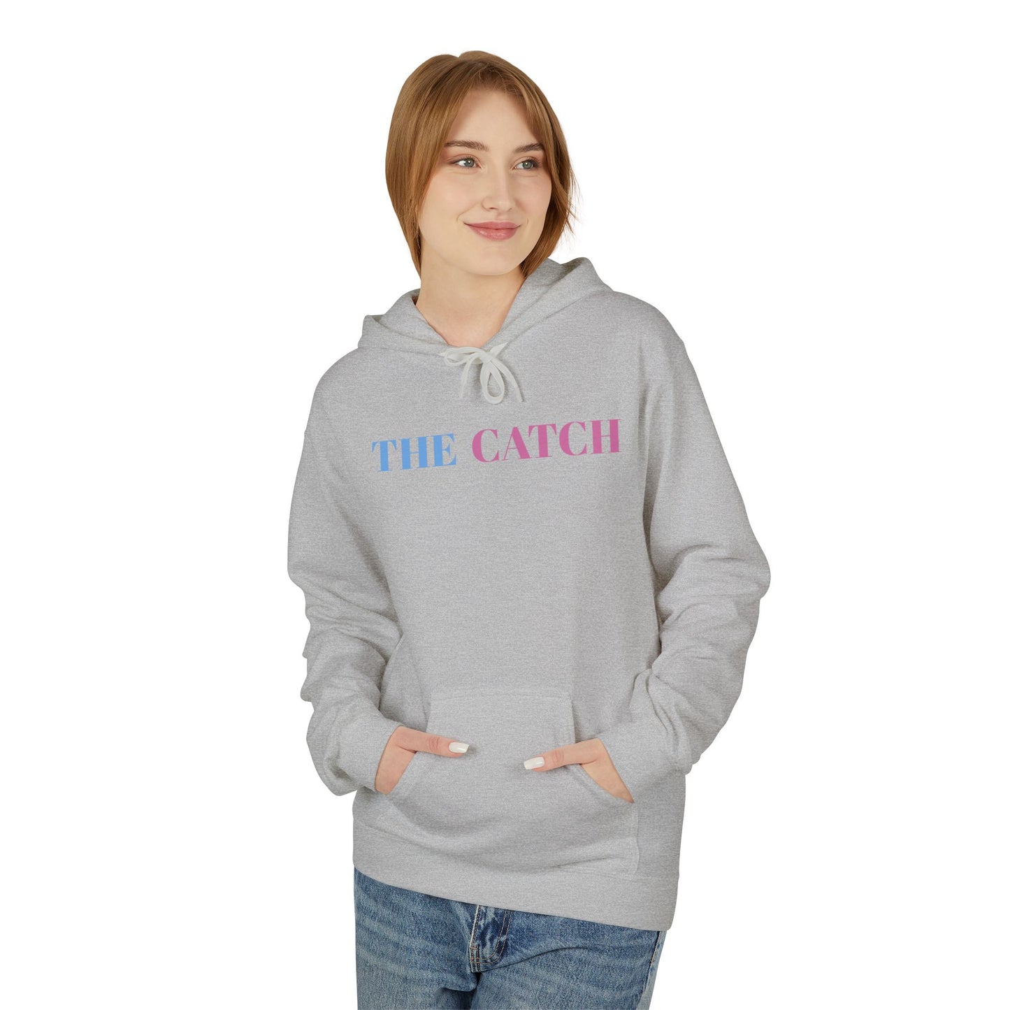Midweight Hoodie - "Live in the Moment" Casual Fleece Sweatshirt - THE CATCH
