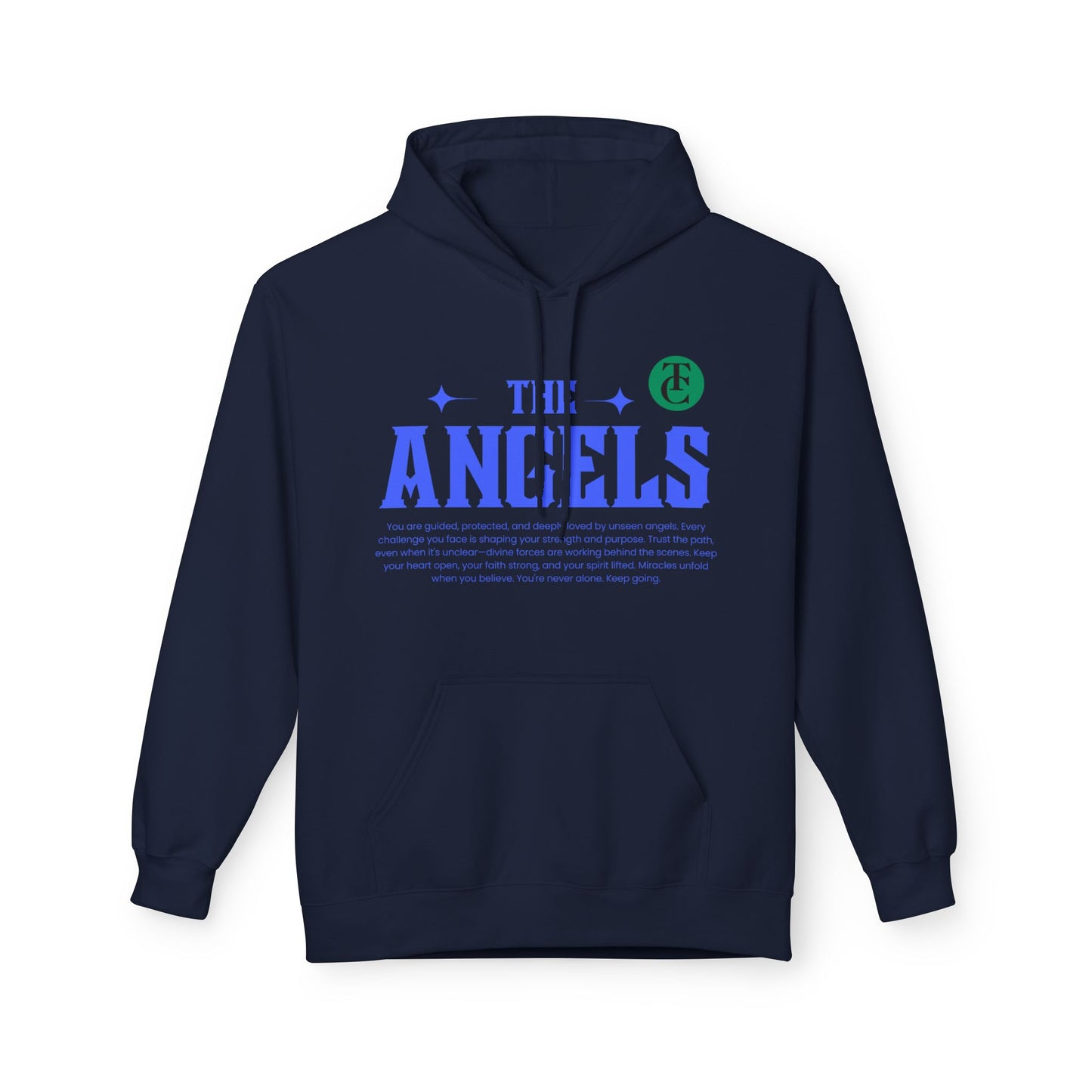 Angels Graphic Hoodie -Midweight Softstyle Fleece for Casual Comfort - THE CATCH