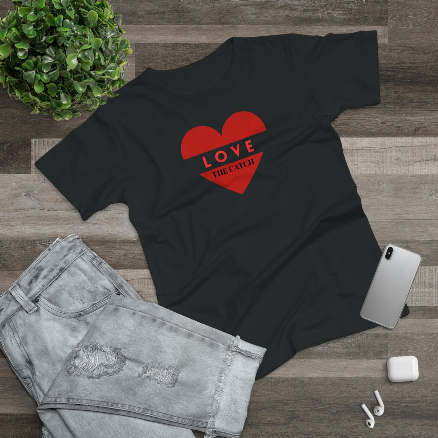 Love Catch Heart Women's T-Shirt