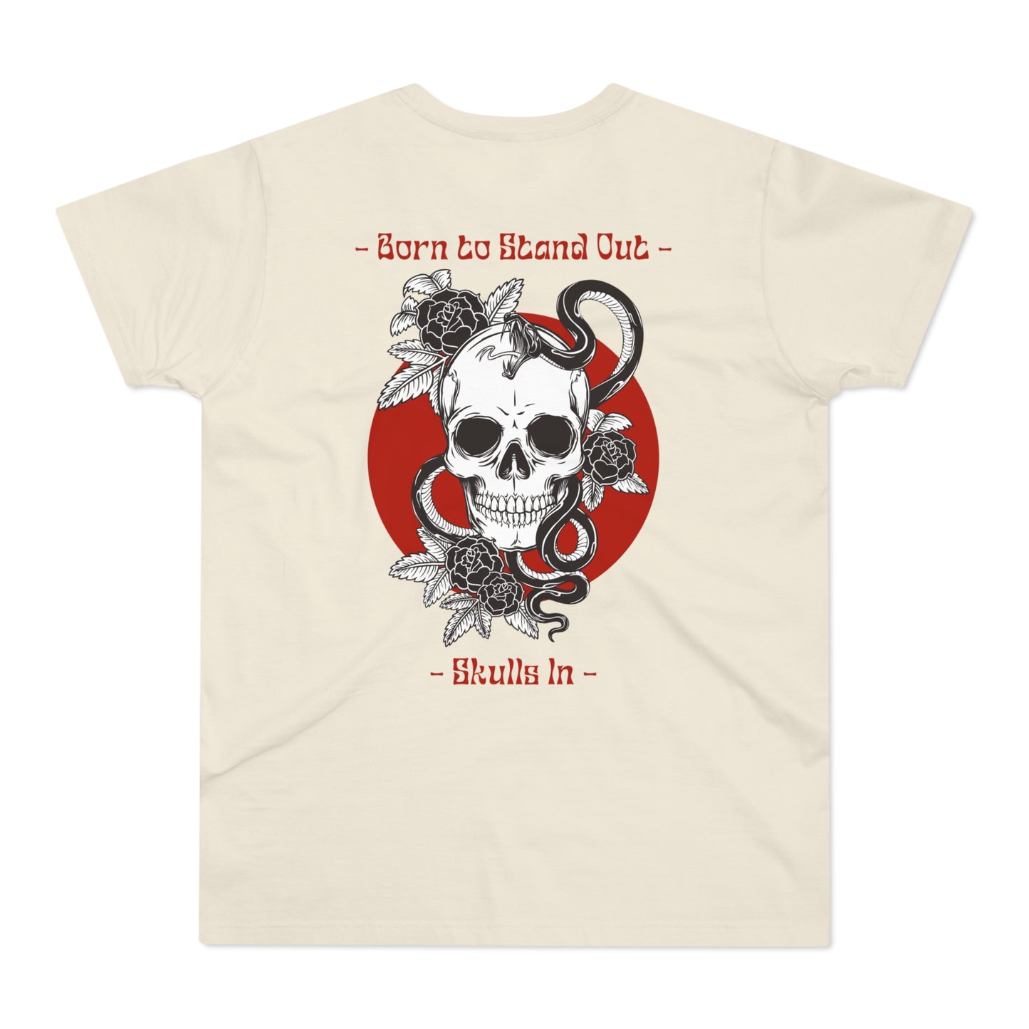 Skulls & Snakes Graphic Tee - 'The Catch' Design for Bold Men