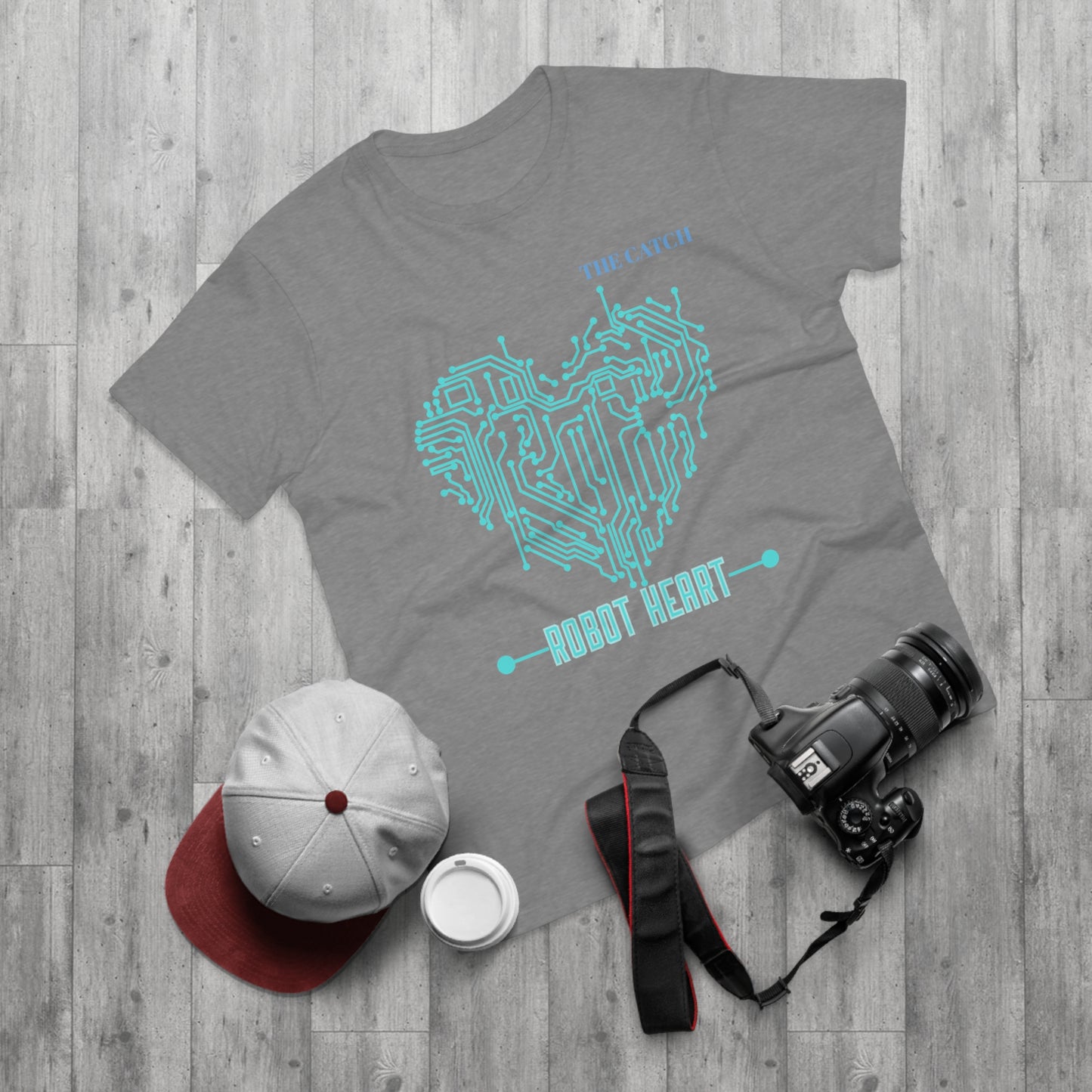 Robot Heart Graphic Tee for Tech Enthusiasts - THE CATCH