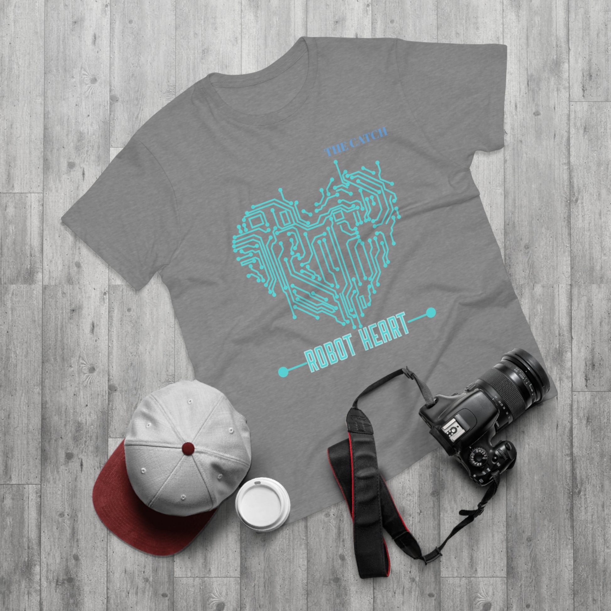 Robot Heart Graphic Tee for Tech Enthusiasts - THE CATCH