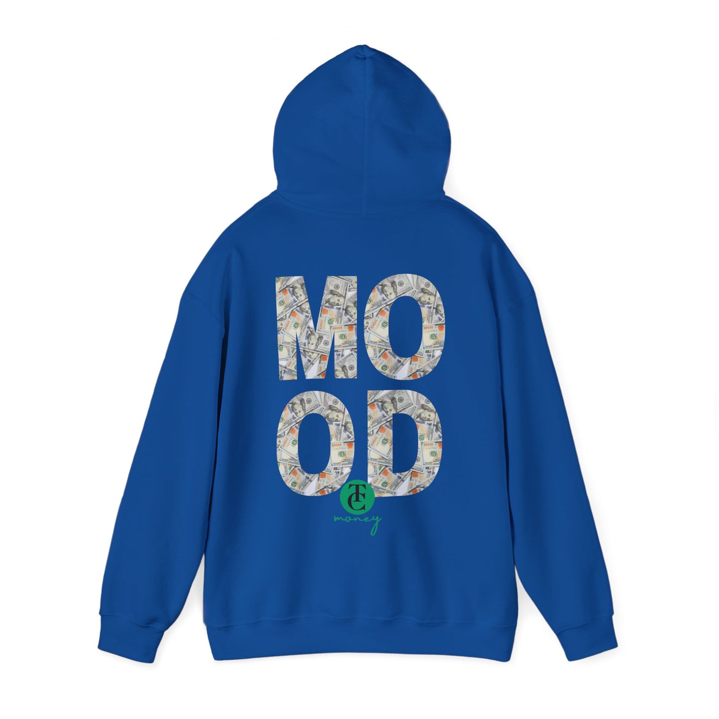 Trendy Hooded Sweatshirt - 'MOOD' Graphic, Comfortable Streetwear, Gift for Friends, Cozy Lounge Wear, Casual Outfit