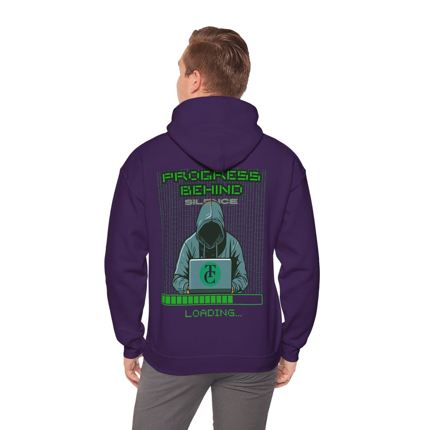 Tech-Inspired Heavy Blend Hoodie, Perfect for Gamers, Casual Wear, Unique Gift, Cozy Sweatshirt for Tech Lovers
