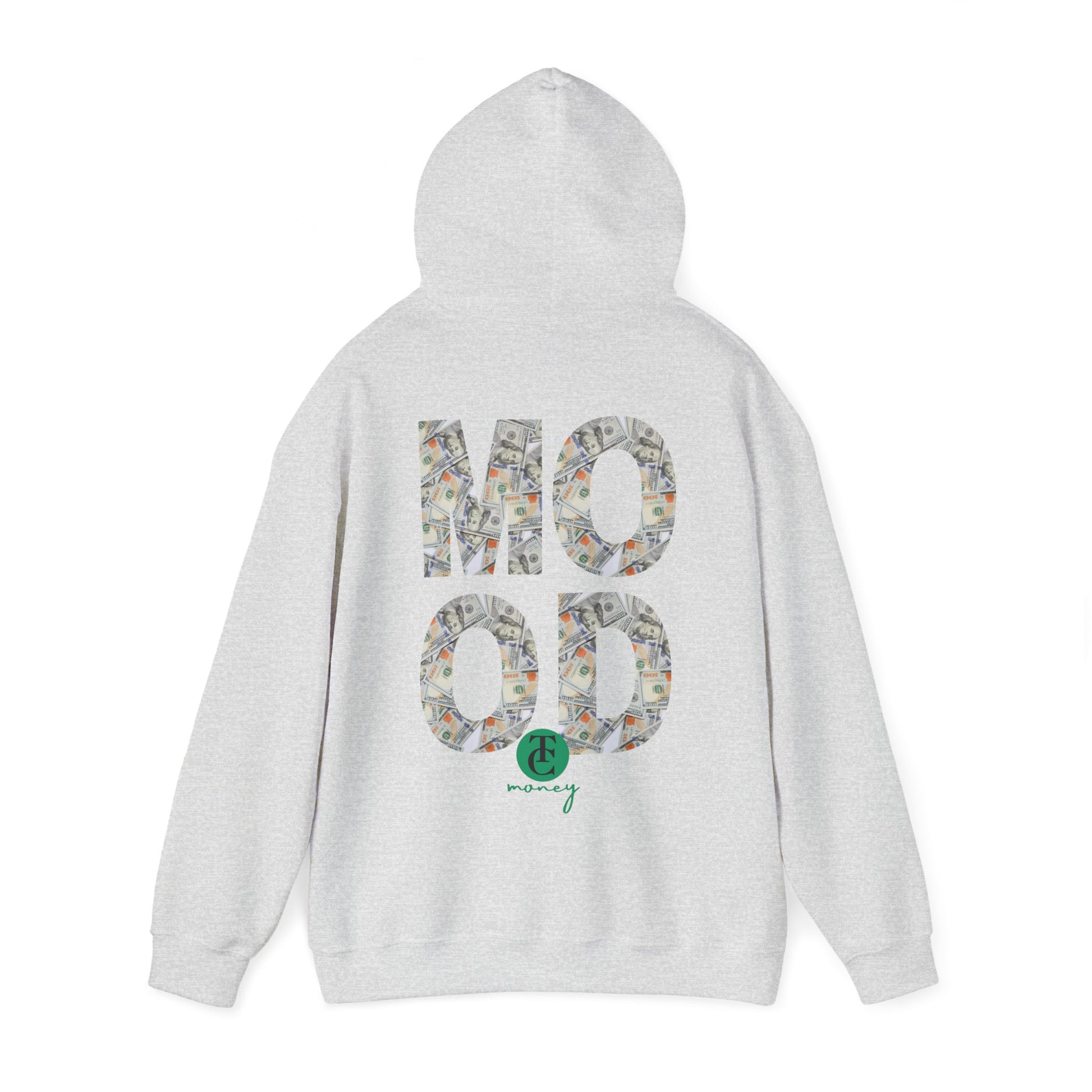 Trendy Hooded Sweatshirt - 'MOOD' Graphic, Comfortable Streetwear, Gift for Friends, Cozy Lounge Wear, Casual Outfit - THE CATCH