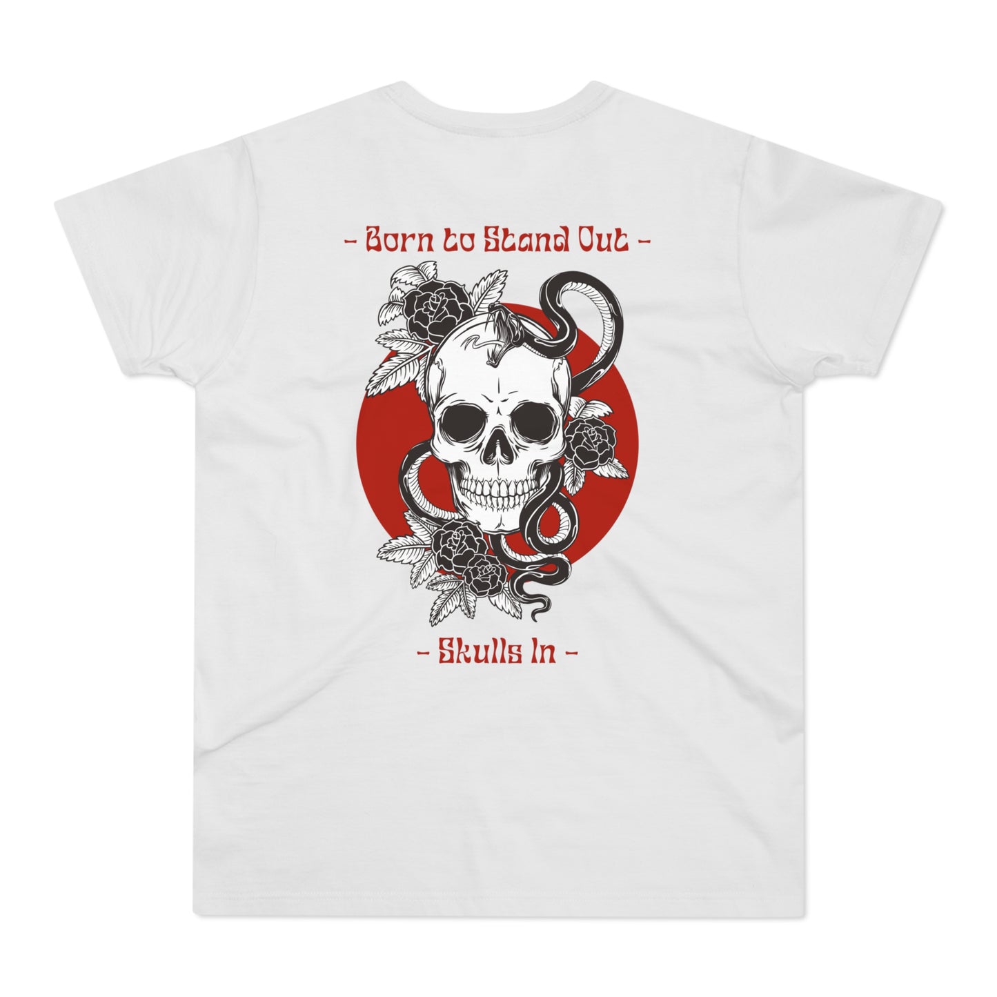 Skulls & Snakes Graphic Tee - 'The Catch' Design for Bold Men - THE CATCH