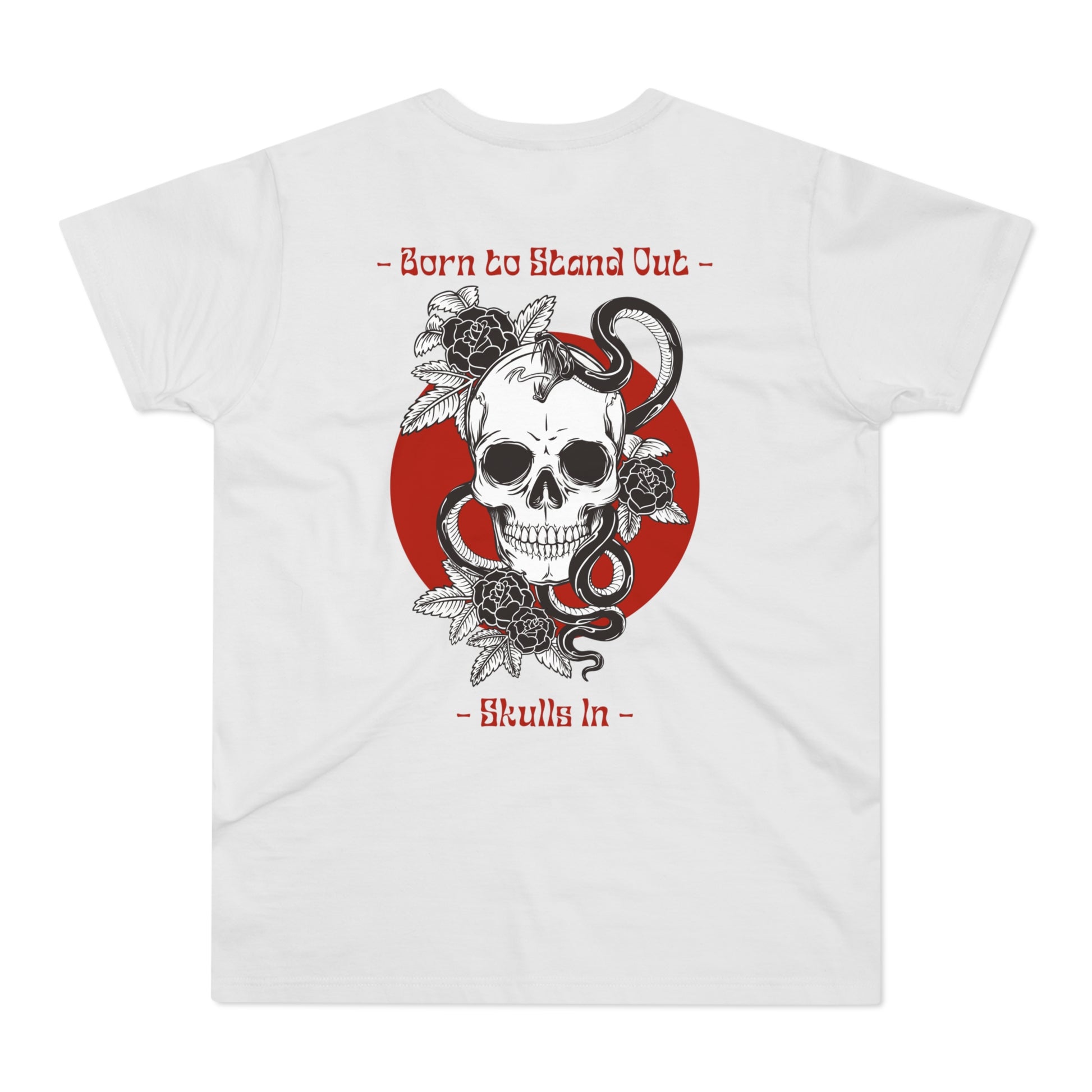Skulls & Snakes Graphic Tee - 'The Catch' Design for Bold Men - THE CATCH