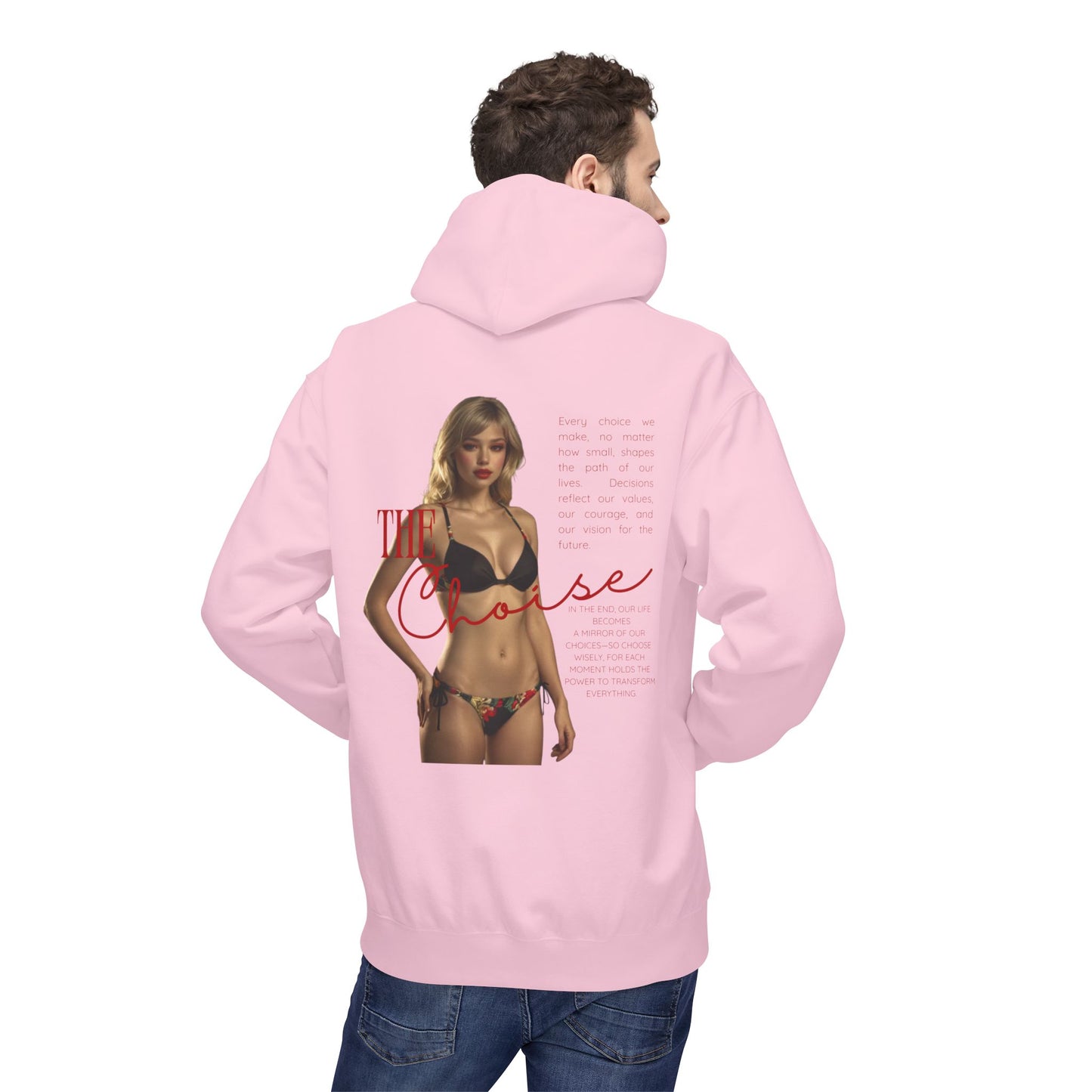 Stylish Fleece Hoodie with Unique Design, Cozy Streetwear, Gift for Him or Her, Casual Fashion, Perfect for Everyday Wear