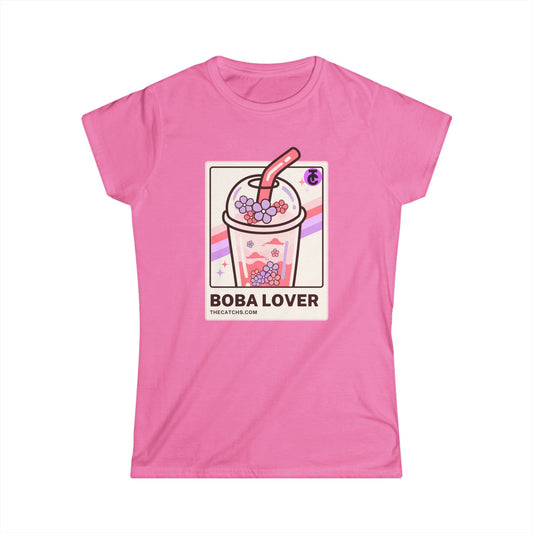 Boba Lover Women's T-Shirt | Cute Tea Tee, Gift for Tea Lovers, Summer Casual Top, Fun Fashion - THE CATCH