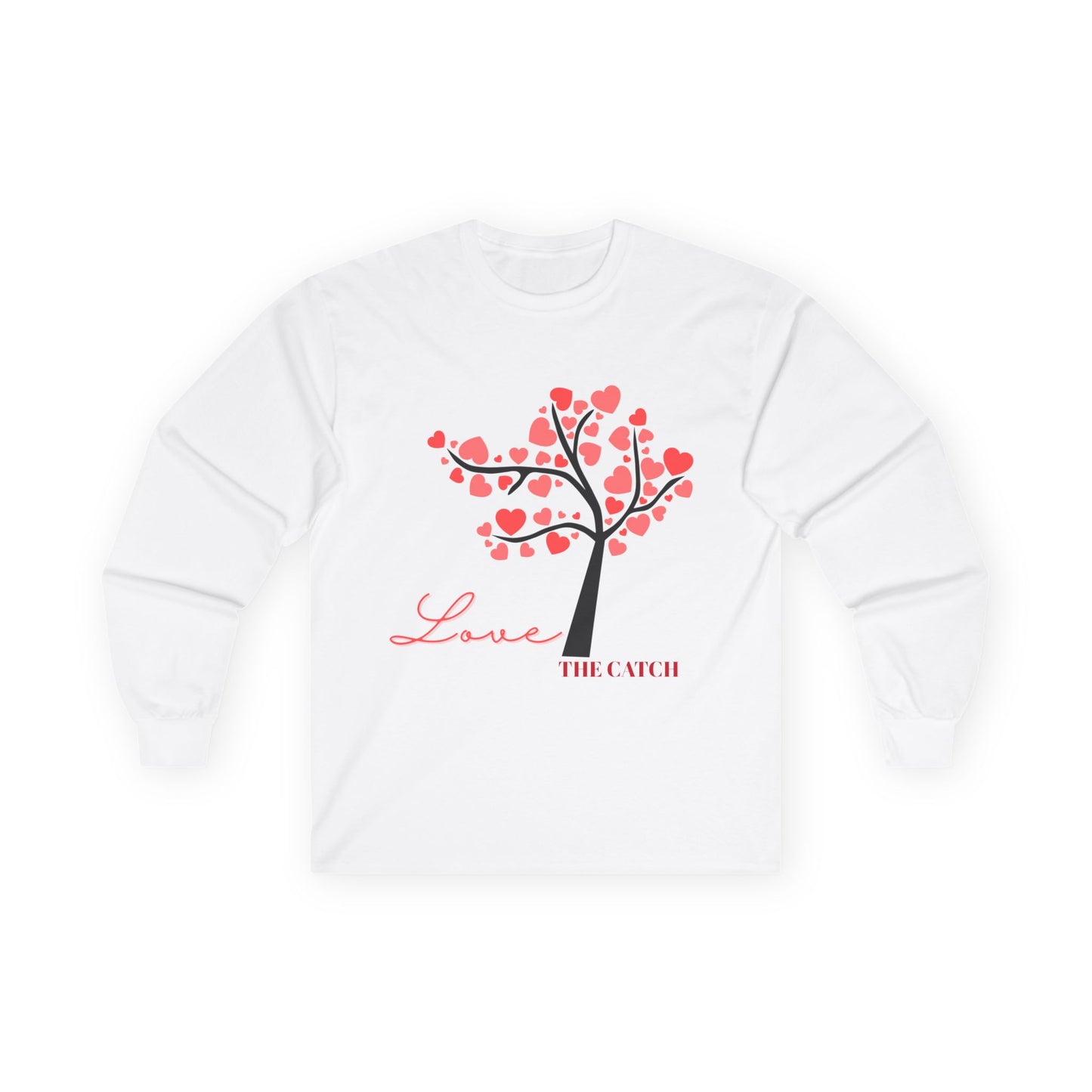 Love Tree Long Sleeve Tee - Ultra Cotton Shirt for Valentine's Day