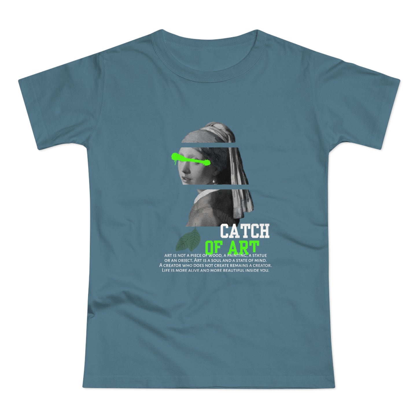 Catch of Art Women's T-Shirt - Creative Graphic Tee for Art Lovers - THE CATCH