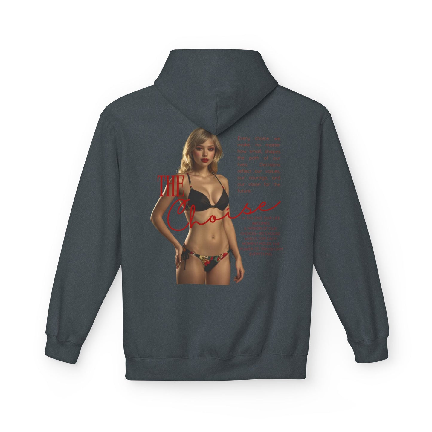 Stylish Fleece Hoodie with Unique Design, Cozy Streetwear, Gift for Him or Her, Casual Fashion, Perfect for Everyday Wear