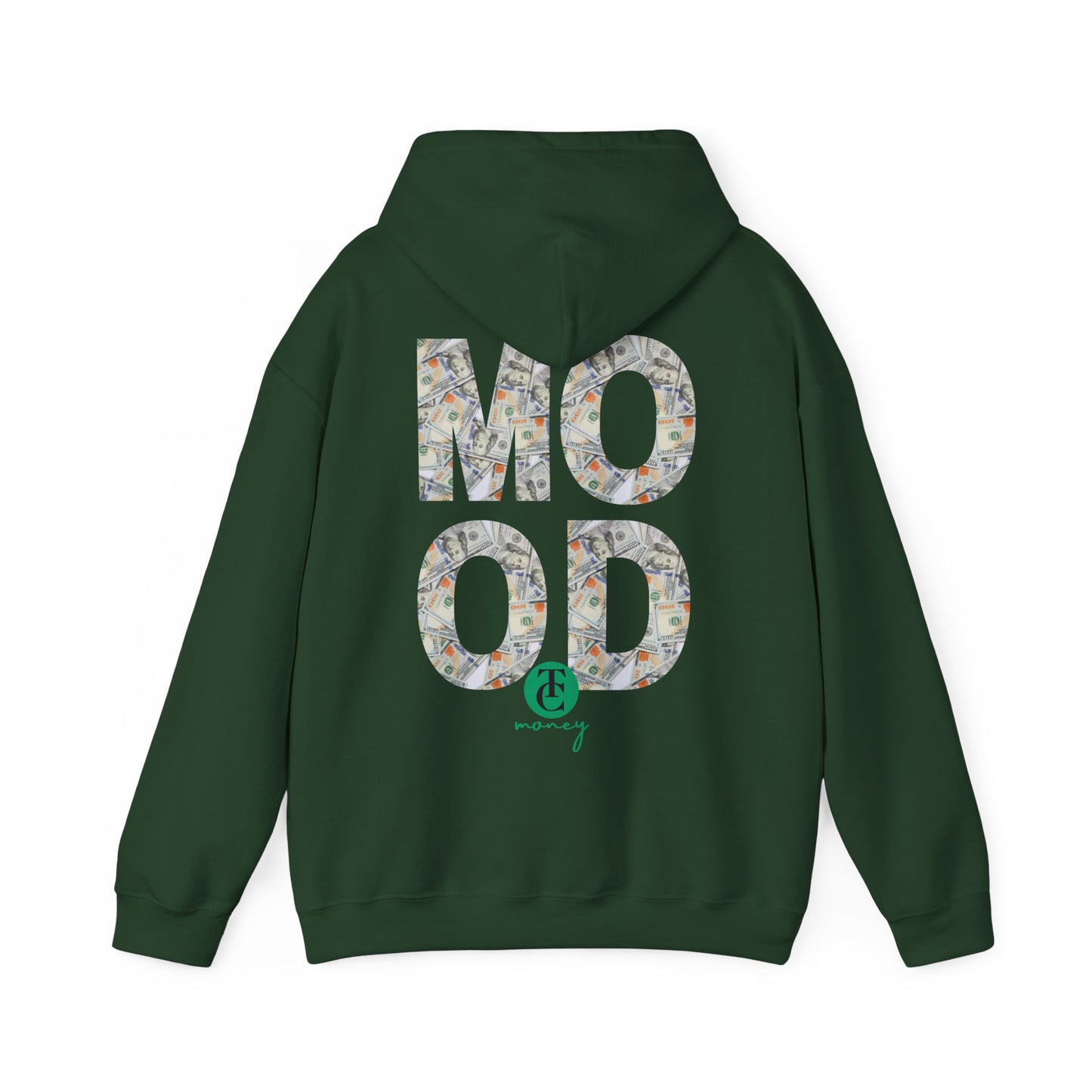 Trendy Hooded Sweatshirt - 'MOOD' Graphic, Comfortable Streetwear, Gift for Friends, Cozy Lounge Wear, Casual Outfit