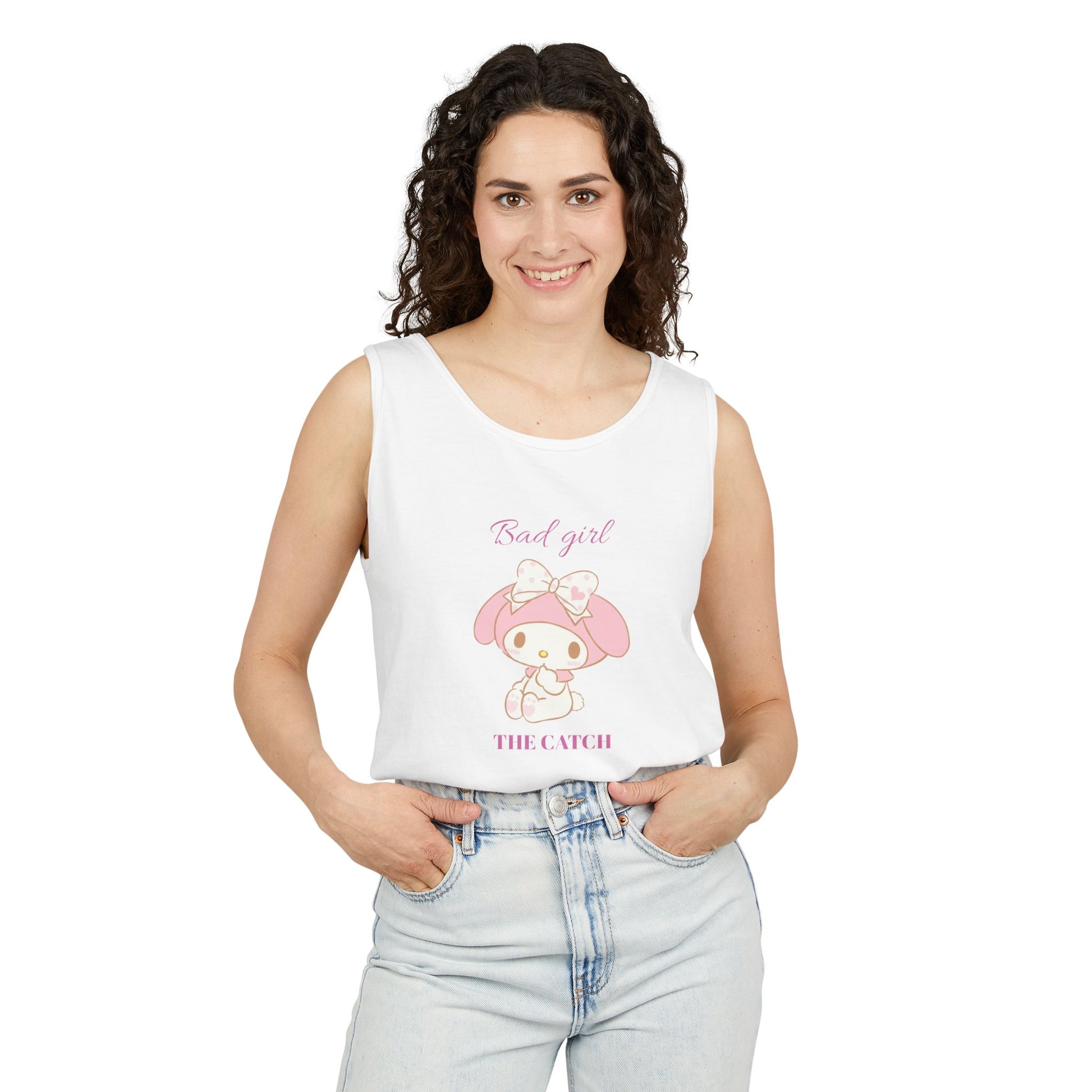 Woman's Garment-Dyed Tank Top - THE CATCH