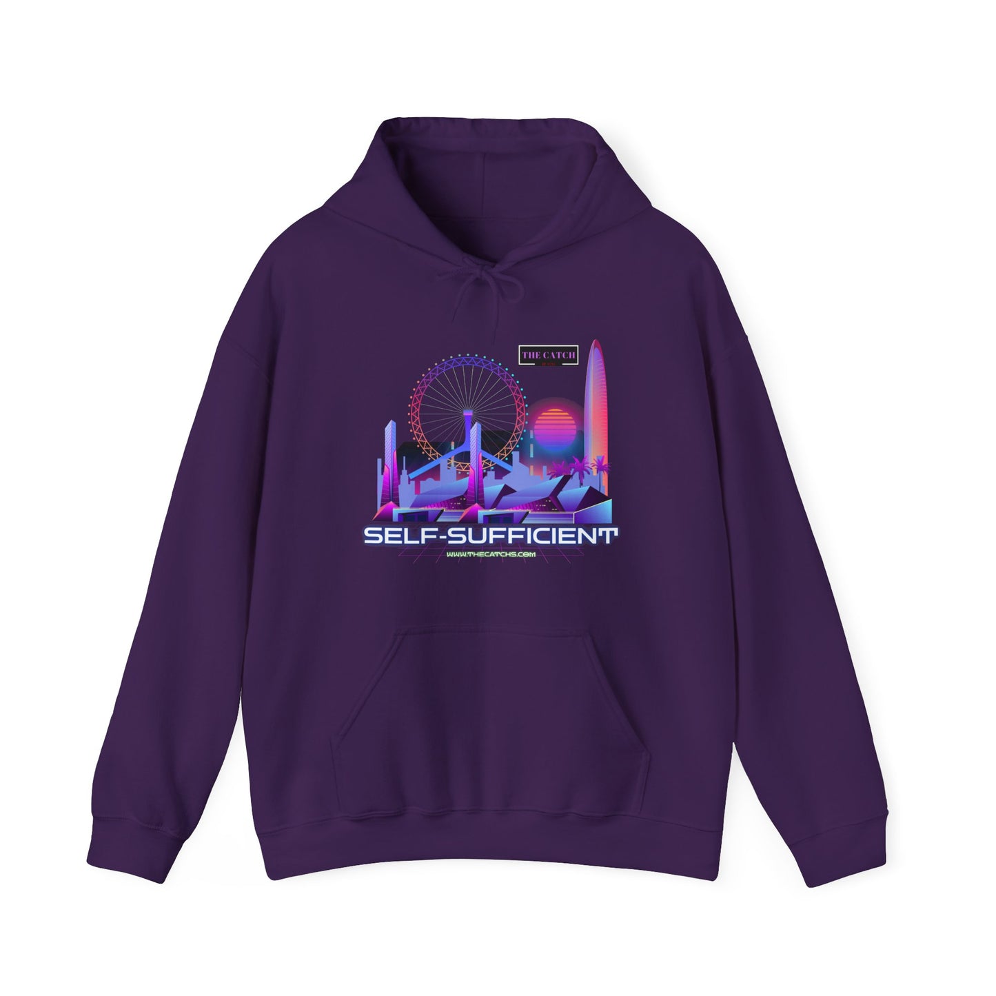 Retro Vibes Hooded Sweatshirt - Comfortable Streetwear, Perfect for Gifts, Relaxed Style, Fashion, Casual Wear - THE CATCH