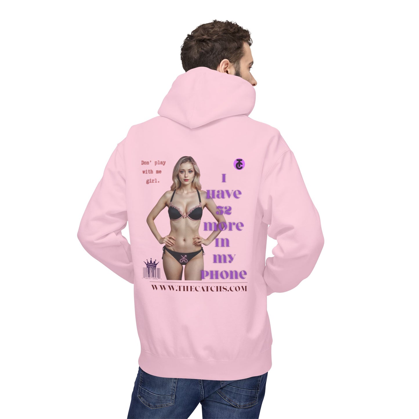 Trendy  Fleece Hoodie for Everyday Style | Casual Wear, Gift for Her, Graphic Hooded Sweatshirt, Unique Fashion Statement