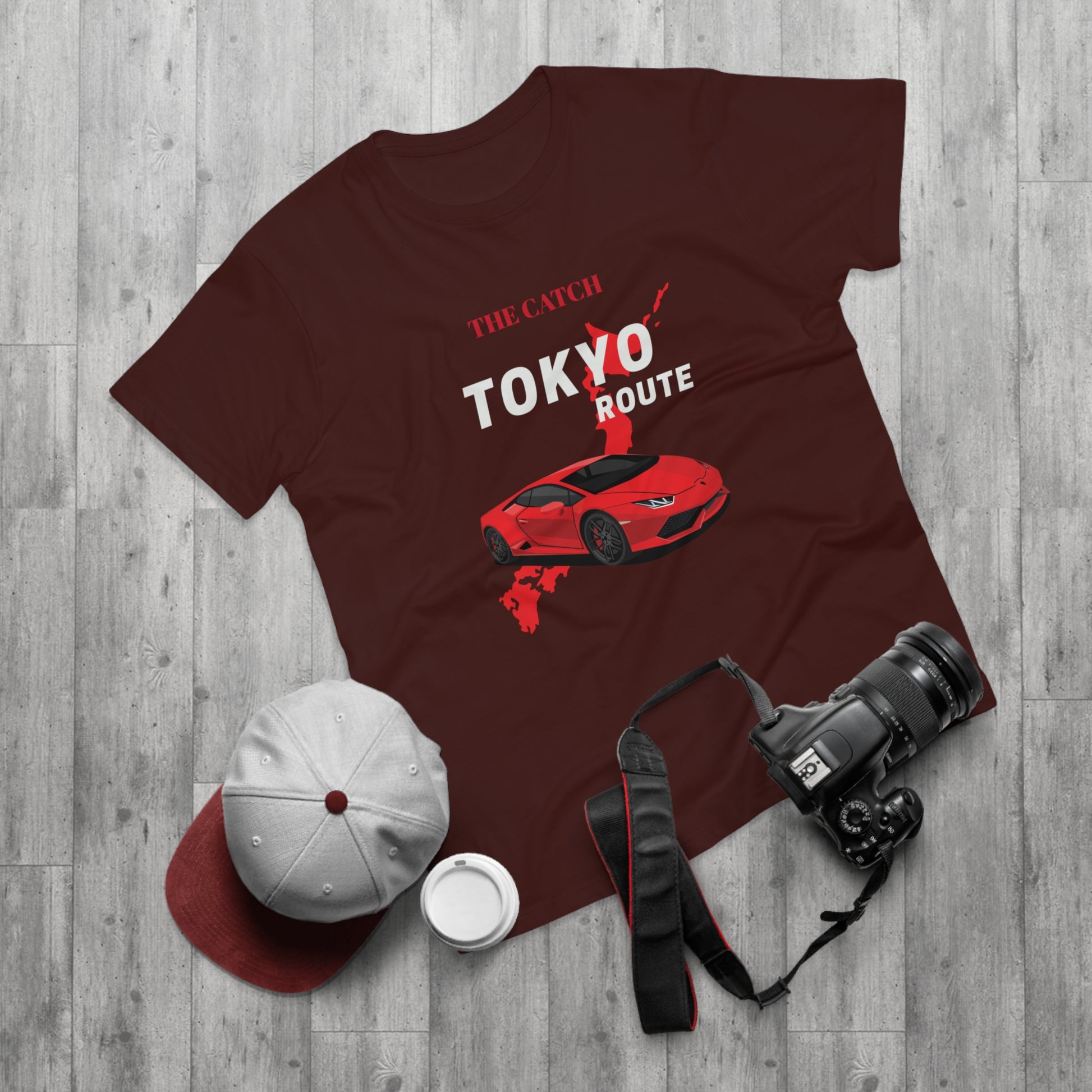 Tokyo Route Men's T-Shirt - Stylish Auto Enthusiast Tee - THE CATCH