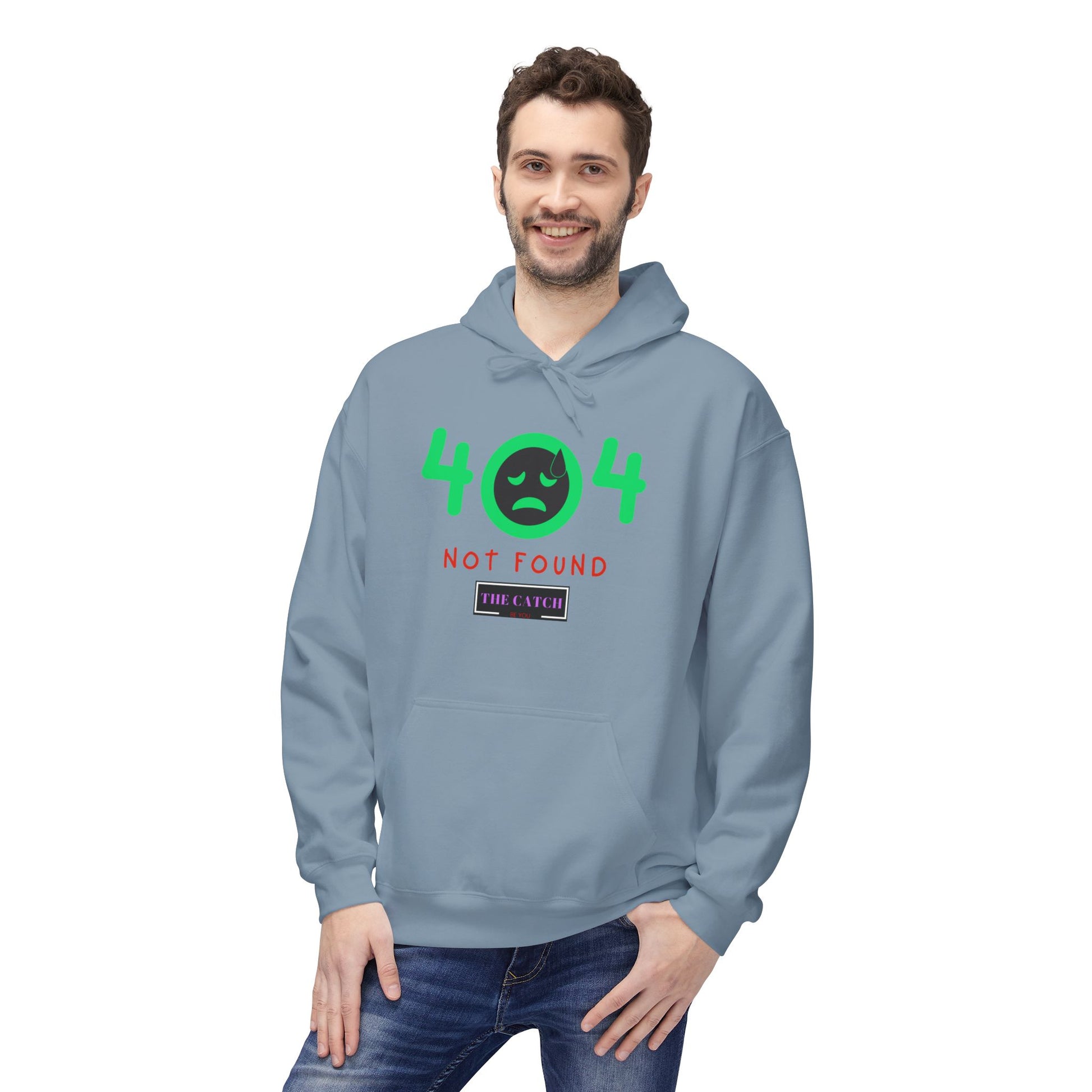 404 Not Found Softstyle Fleece Hoodie - THE CATCH