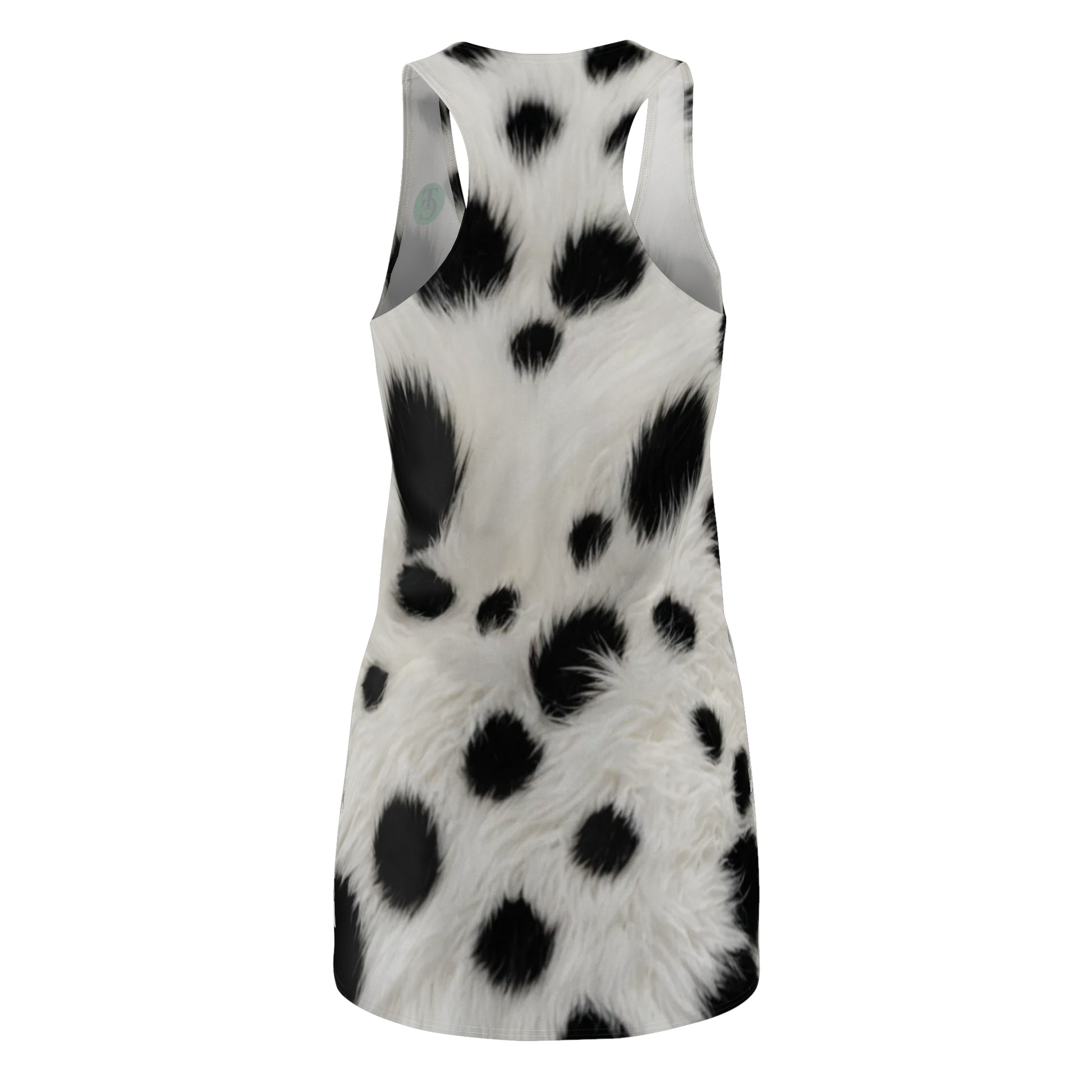 Dalmatian Print Racerback Dress for Women, Casual Summer Dress, Animal Print Fashion, Fun Party Outfit, Statement Dress, Unique Gifts - THE CATCH
