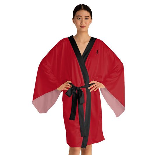Vibrant Long Sleeve Kimono Robe, Cozy Loungewear, Elegant Cover-Up, Gift for Her, Relaxing Home Attire, Festival Wear, Spa Day Essential - THE CATCH
