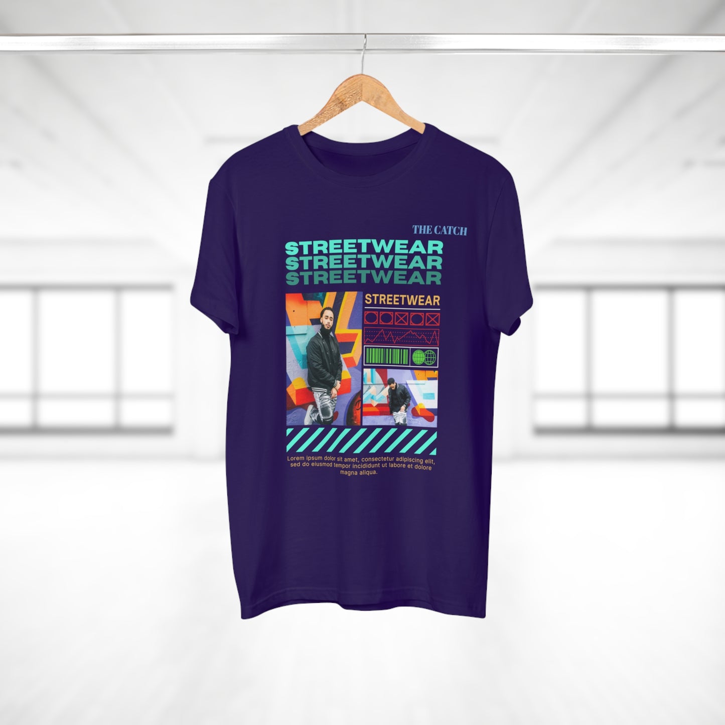 Streetwear Graphic Men's T-Shirt - Casual Urban Style