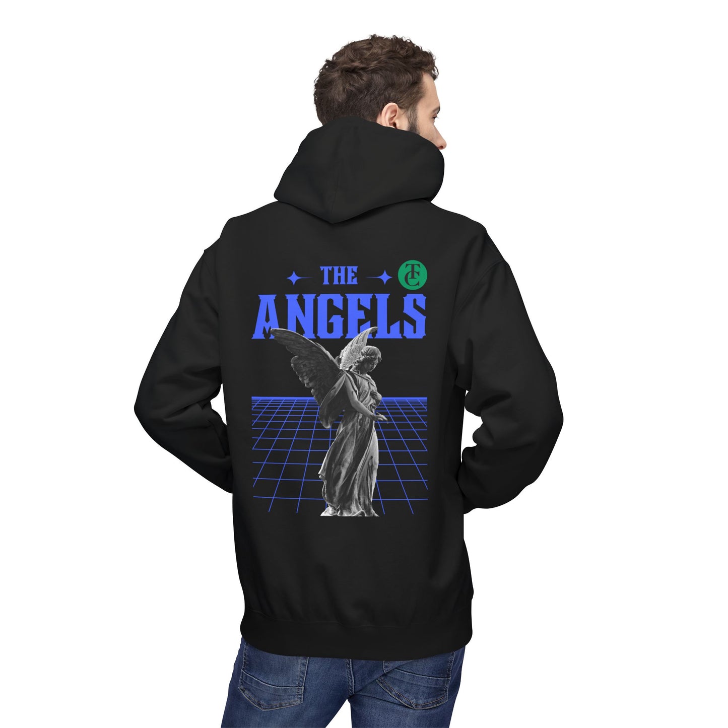 Angels Graphic Hoodie -Midweight Softstyle Fleece for Casual Comfort - THE CATCH