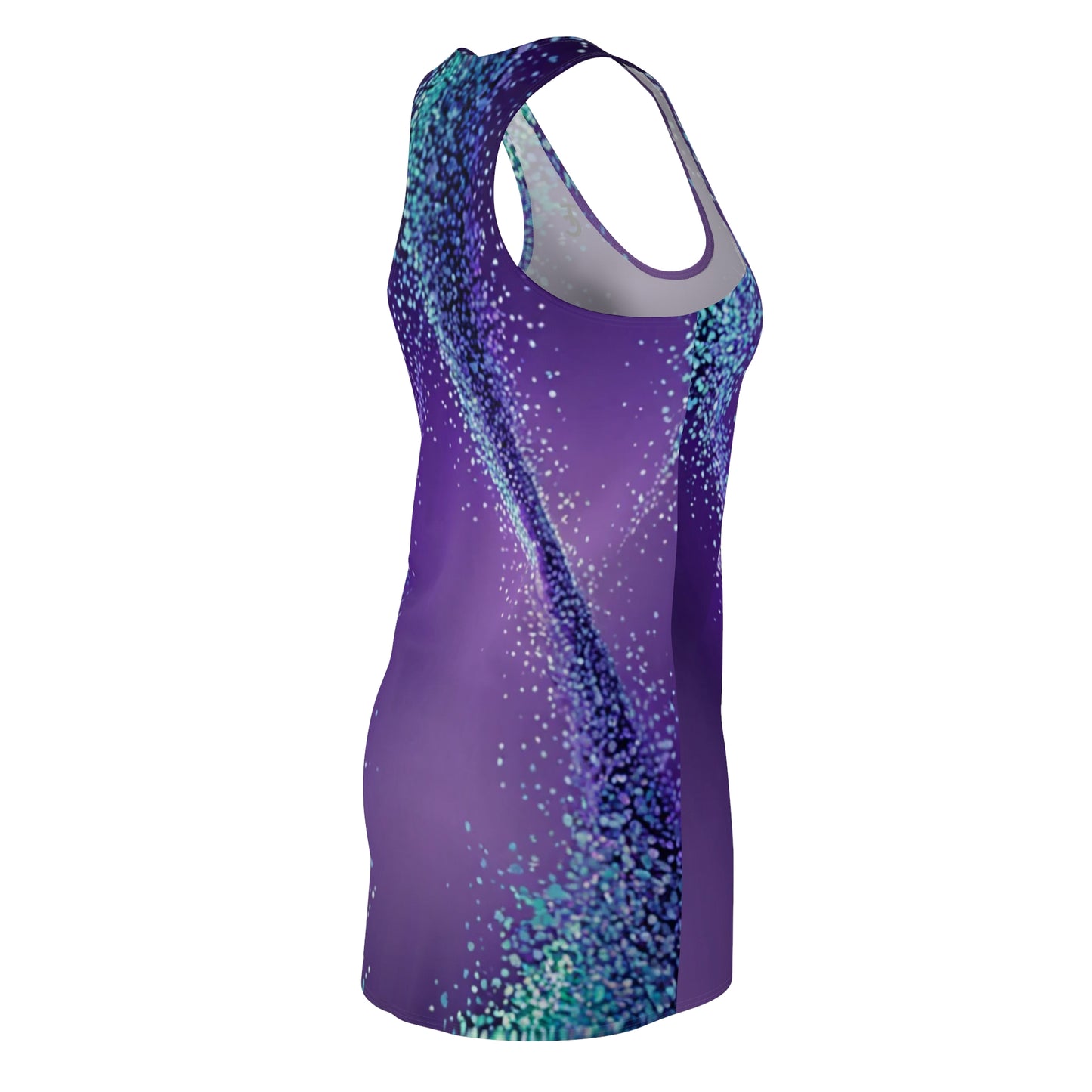 Purple Sparkle Racerback Dress, Summer Dress, Festival Outfit, Beach Wear, Casual Dress, Party Dress - THE CATCH