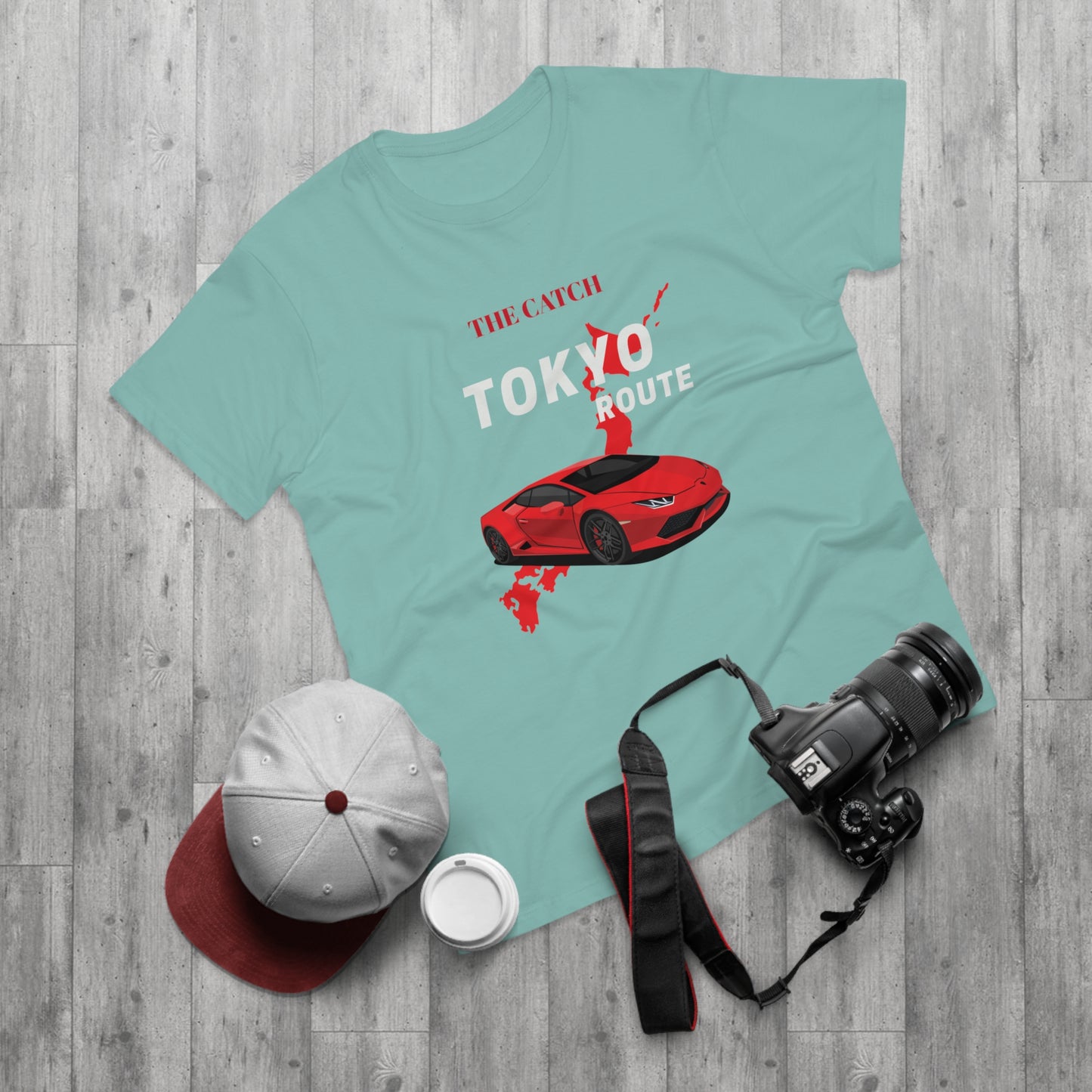 Tokyo Route Men's T-Shirt - Stylish Auto Enthusiast Tee