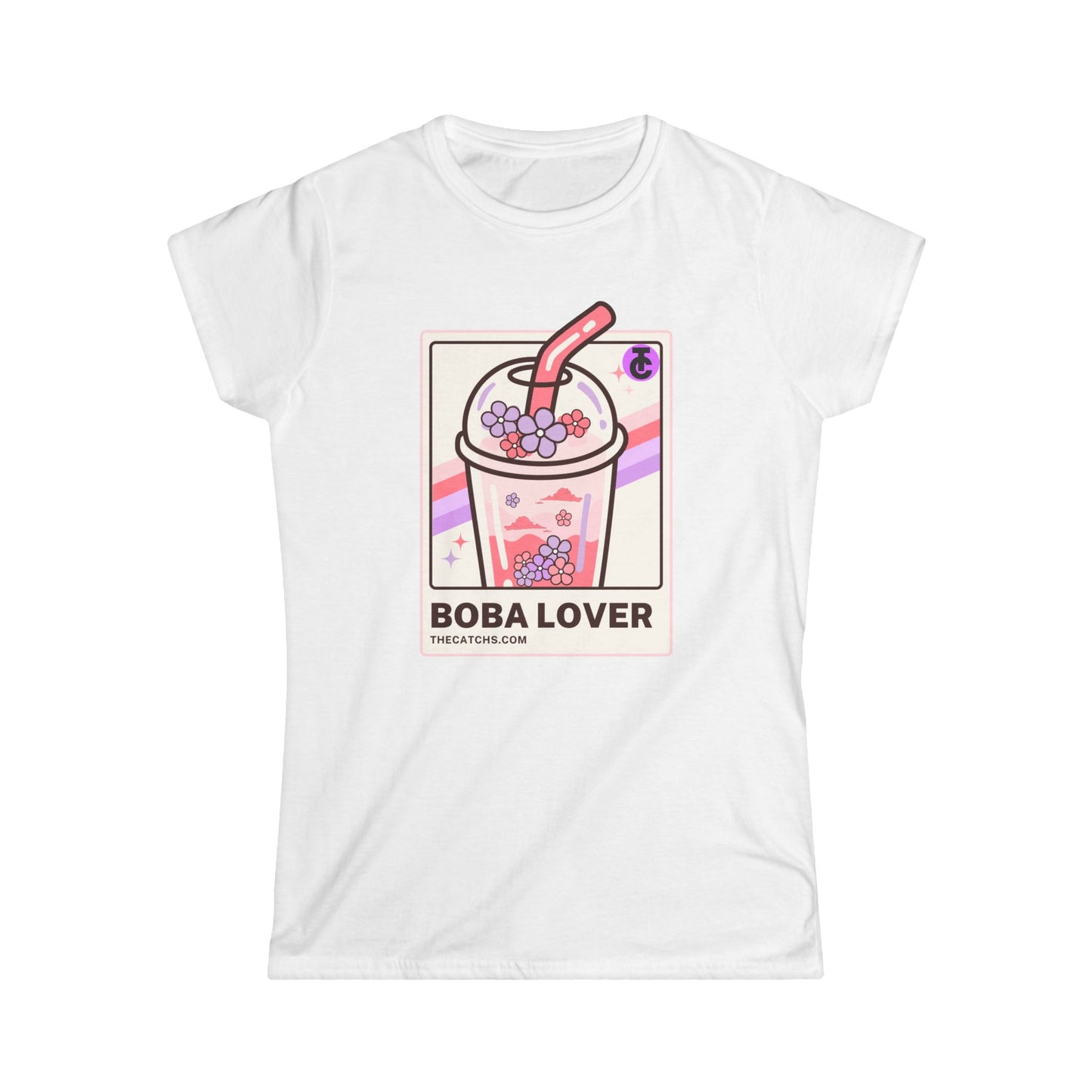 Boba Lover Women's T-Shirt | Cute Tea Tee, Gift for Tea Lovers, Summer Casual Top, Fun Fashion - THE CATCH