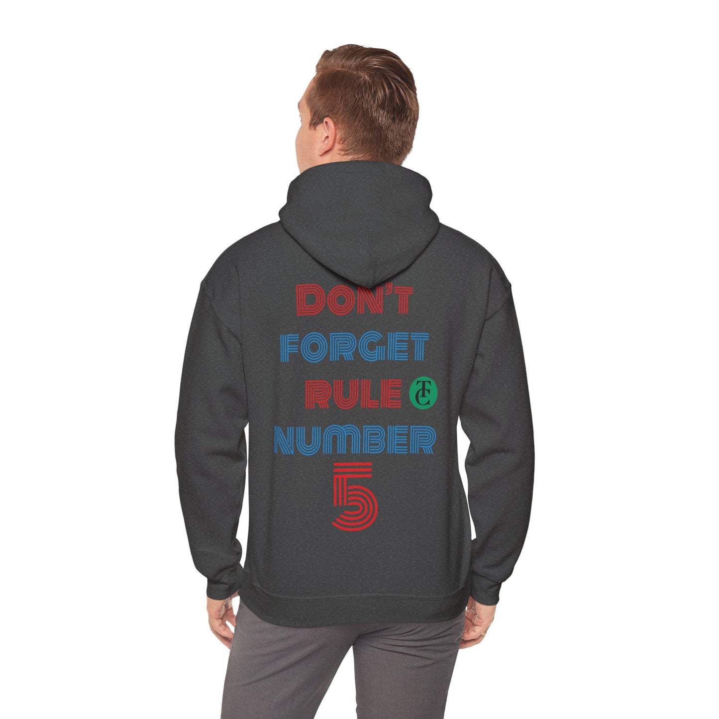 Stylish Reminder Hoodie - Perfect Gift for Friends, Casual Wear, Rule Number 5, Cozy Sweatshirt, Laid-back Fashion