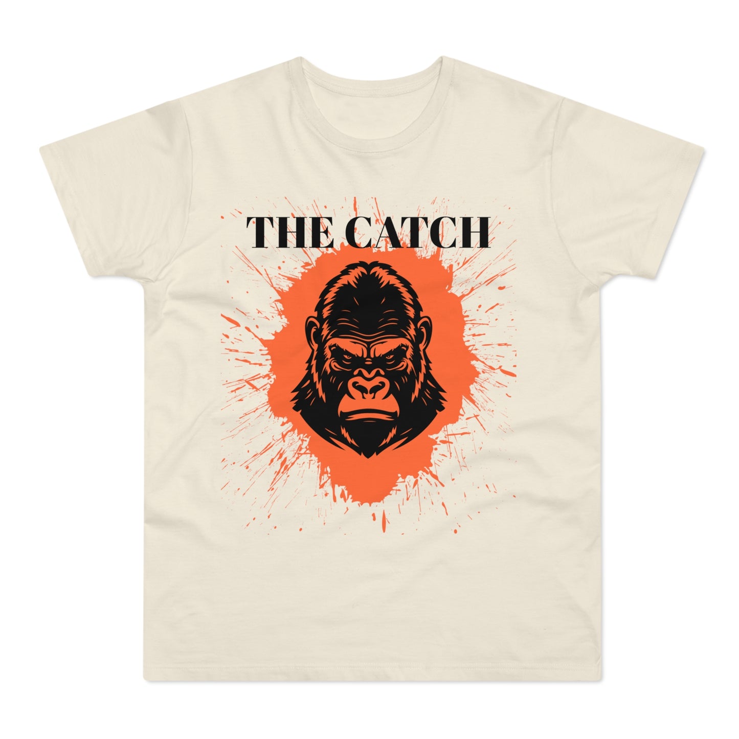 Men's Graphic T-Shirt - "The Catch" Gorilla Design - THE CATCH