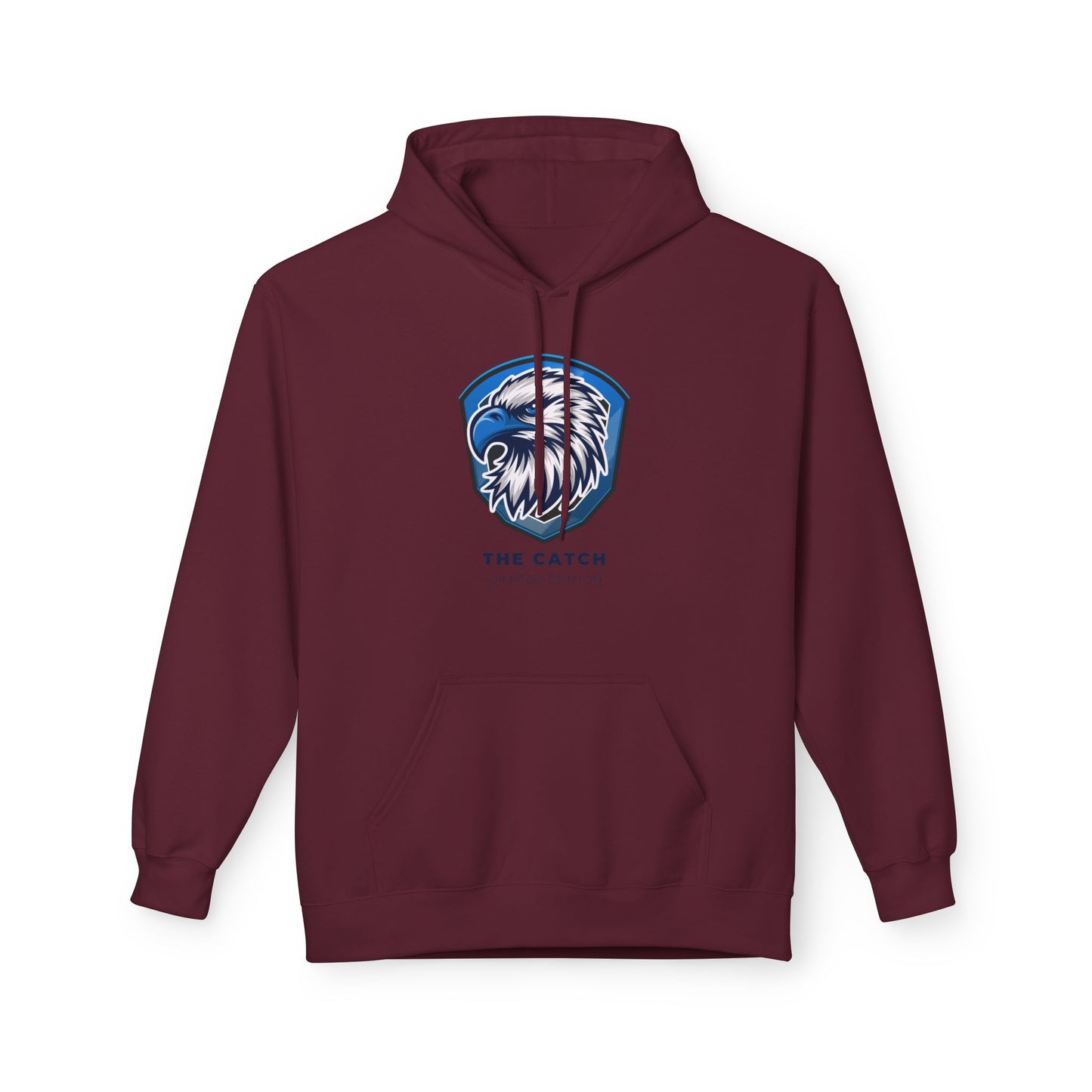 Eagle Graphic Fleece Hoodie - Warm, Stylish, Perfect for Outdoors, Gifts for Nature Lovers, Adventure Apparels, Casual Wear - THE CATCH
