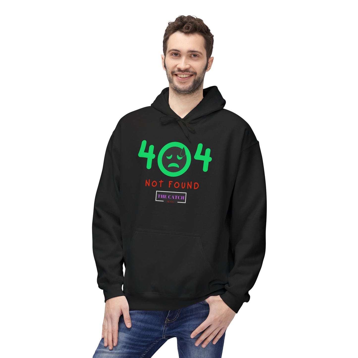 404 Not Found Softstyle Fleece Hoodie - THE CATCH
