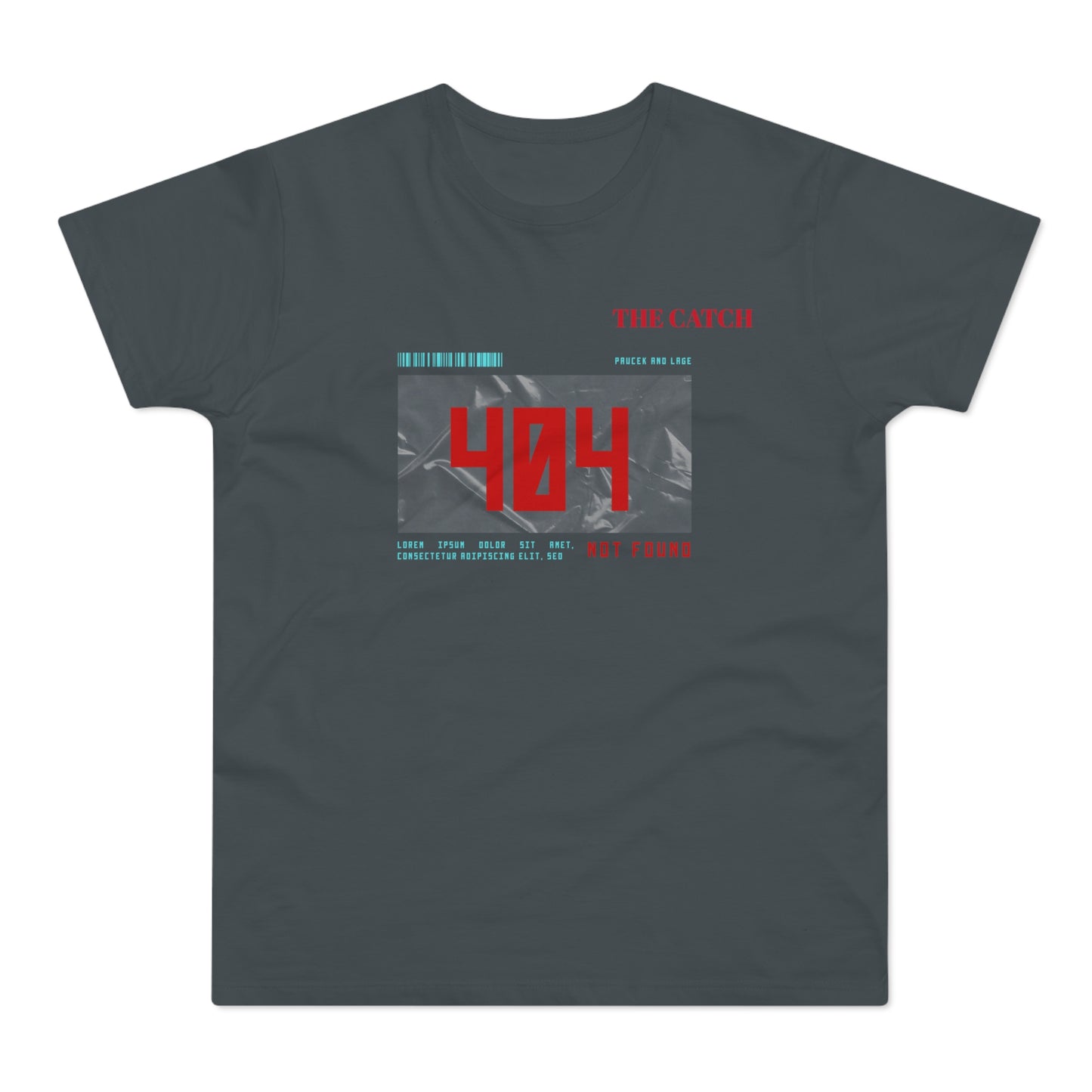404 Not Found Graphic T-Shirt for Men - Casual Retro Tee
