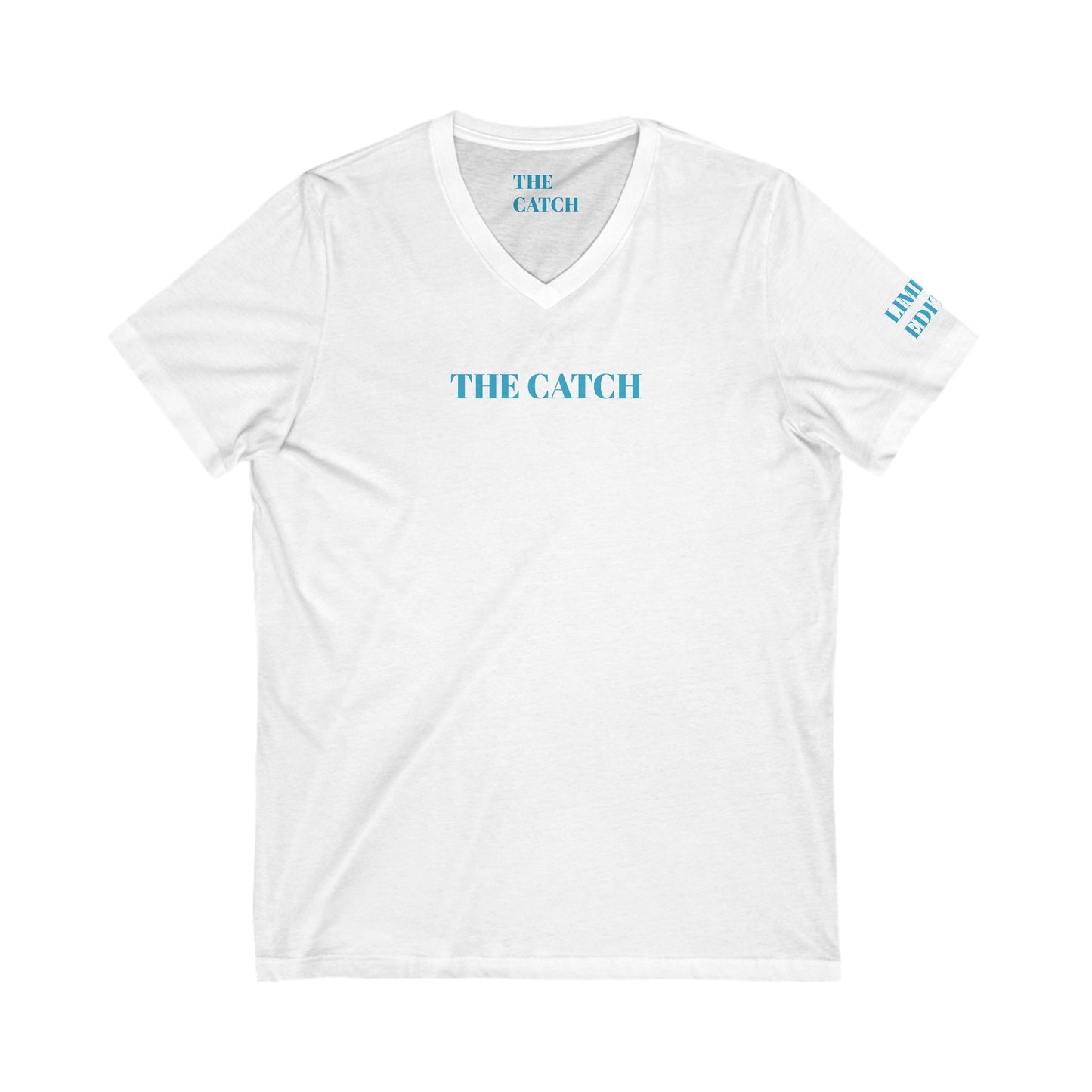 Unisex Jersey Short Sleeve V-Neck Tee - THE CATCH